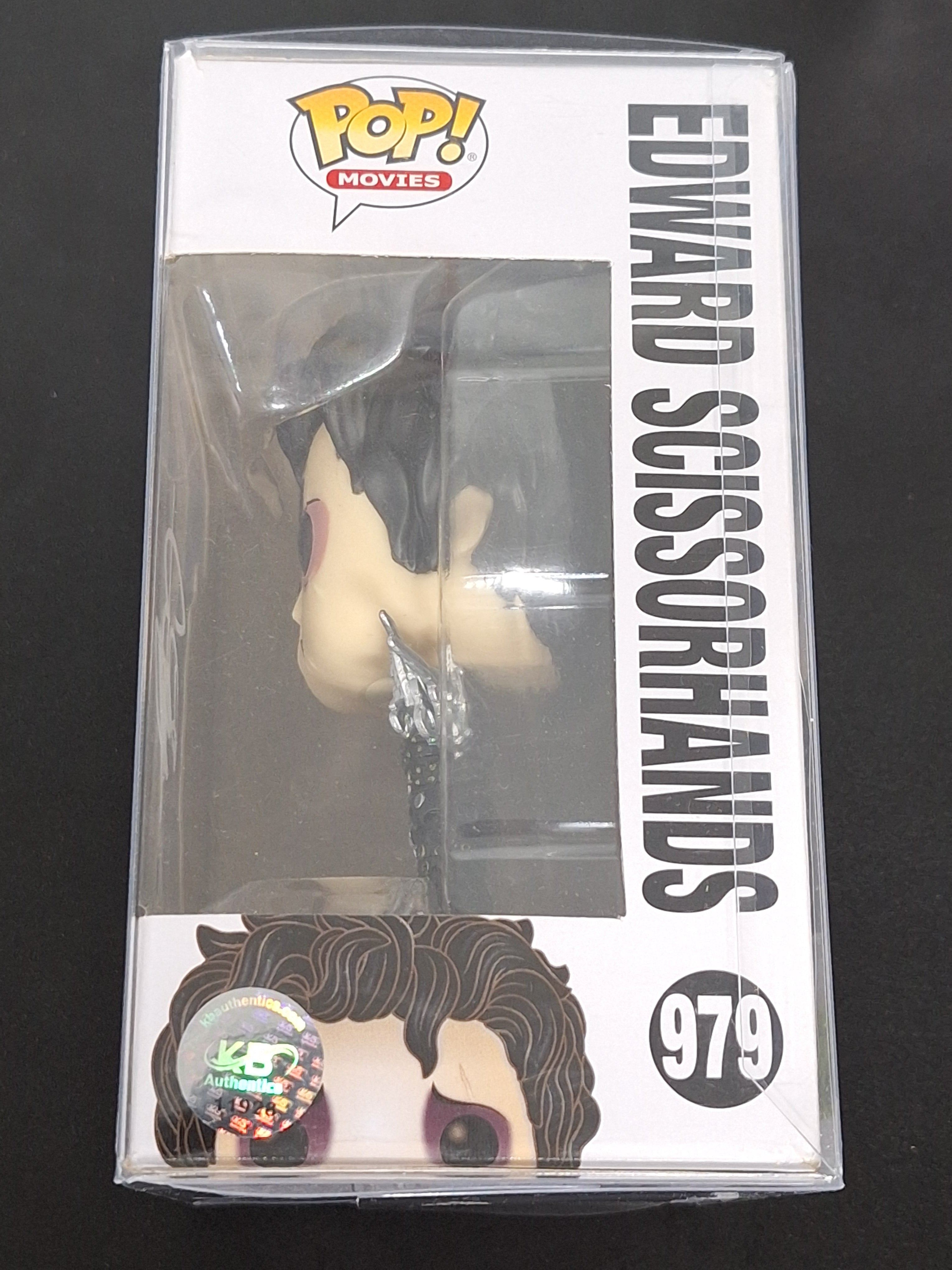 Funko POP! -Edward Scissorhands #979 - Autographed Johnny Depp - KBA Auto