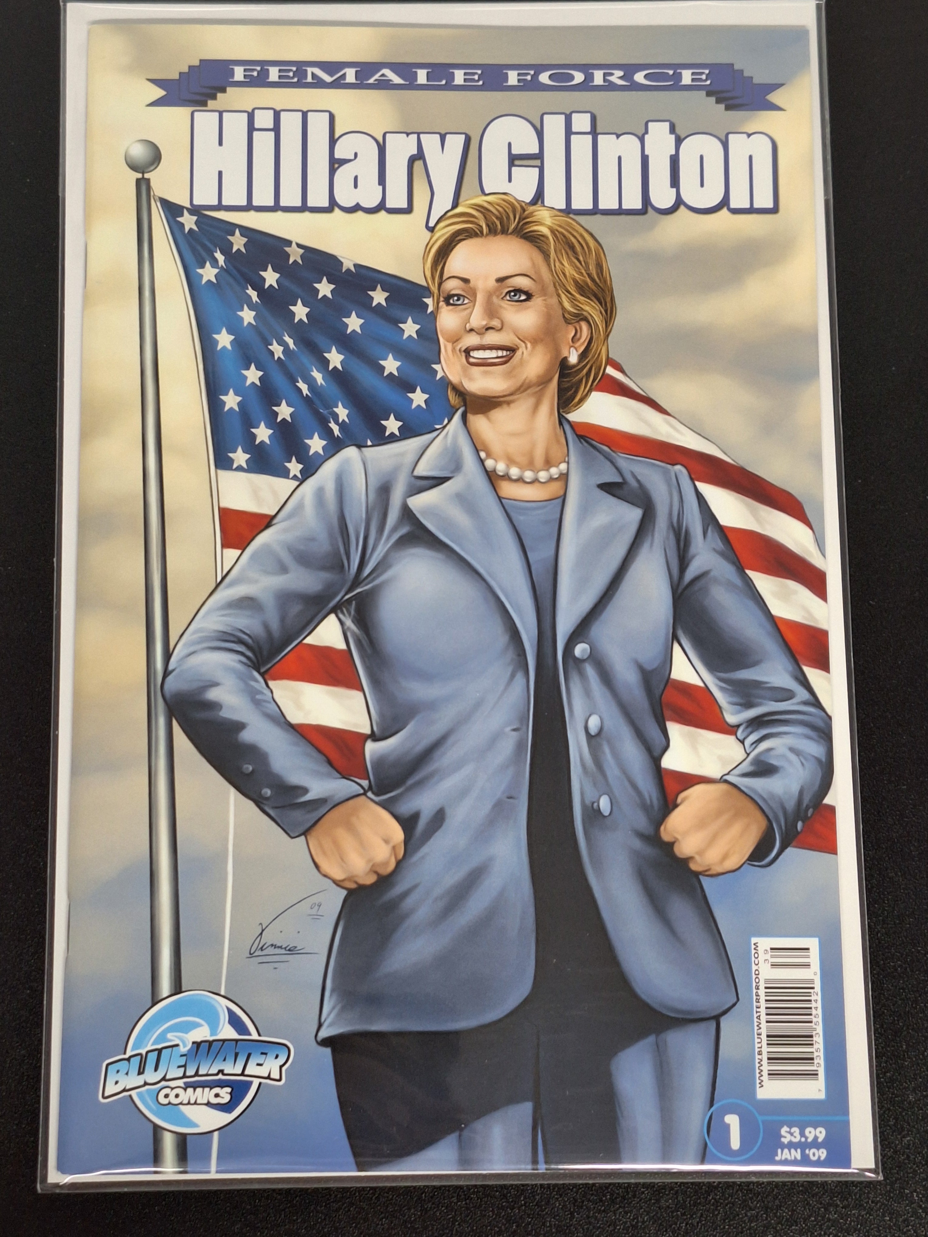 Female Force: Hillary Clinton 1 Bluewater Comics 2009