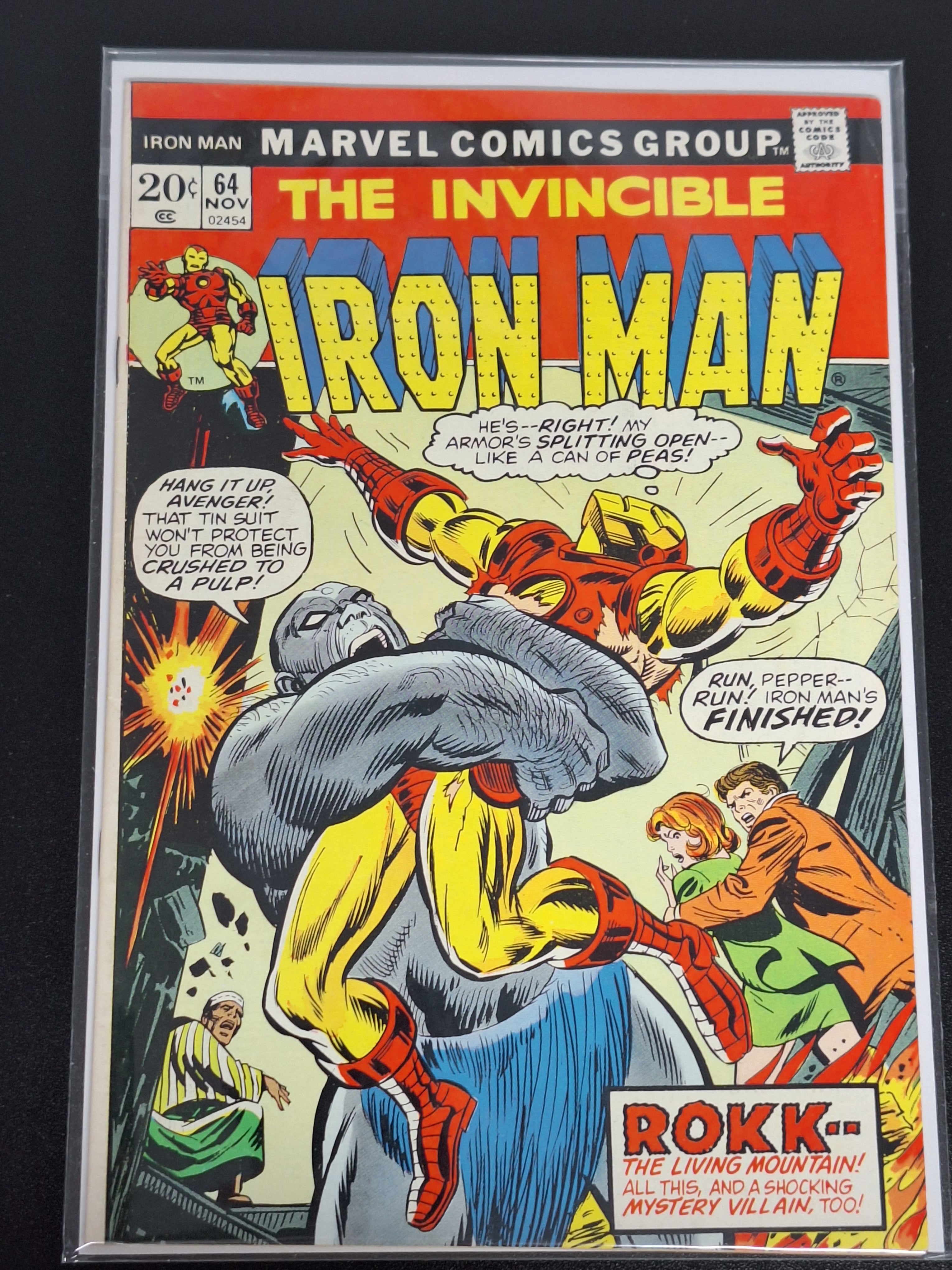 Iron Man 64 Marvel 1973 1st Rokk The Living Mountain