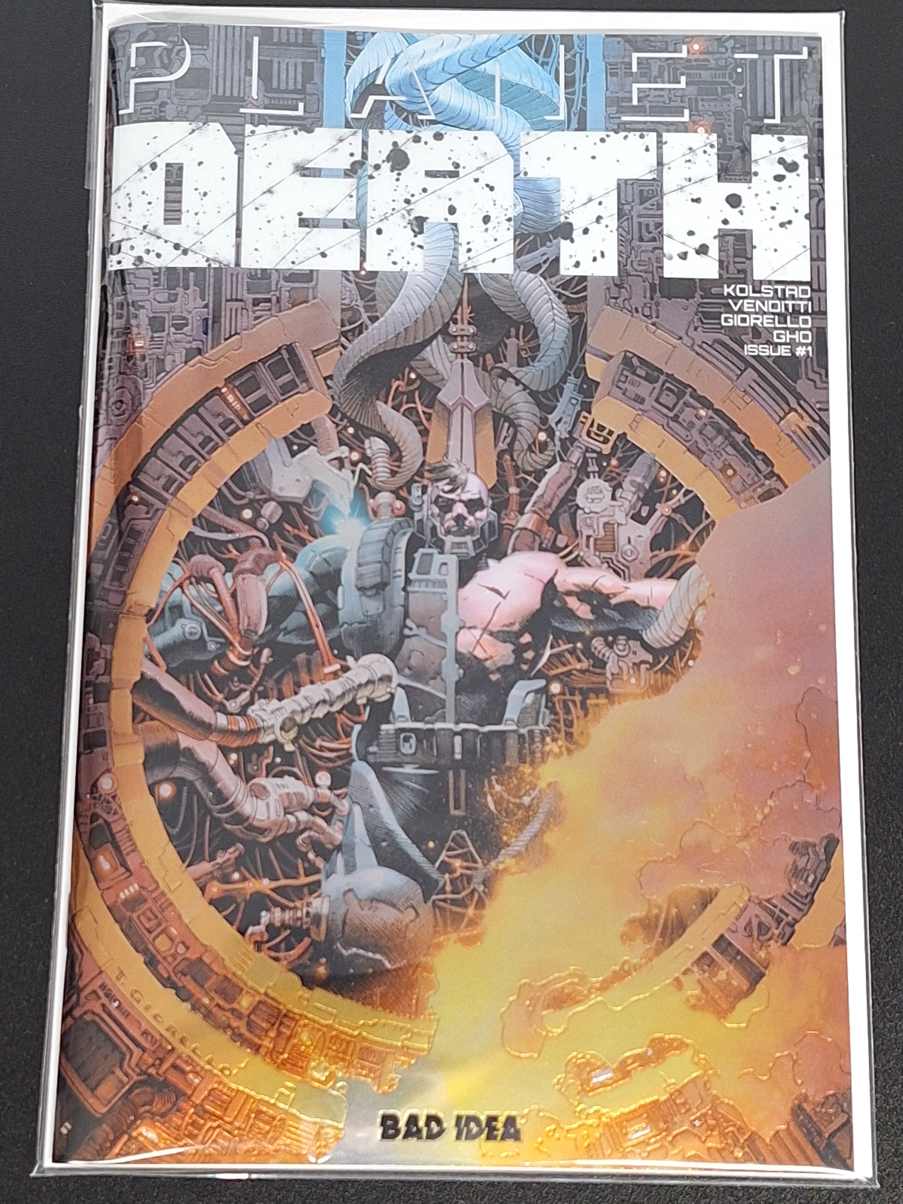 Planet Death 1 Bad Idea Comics 2025 Chromium Variant Cover