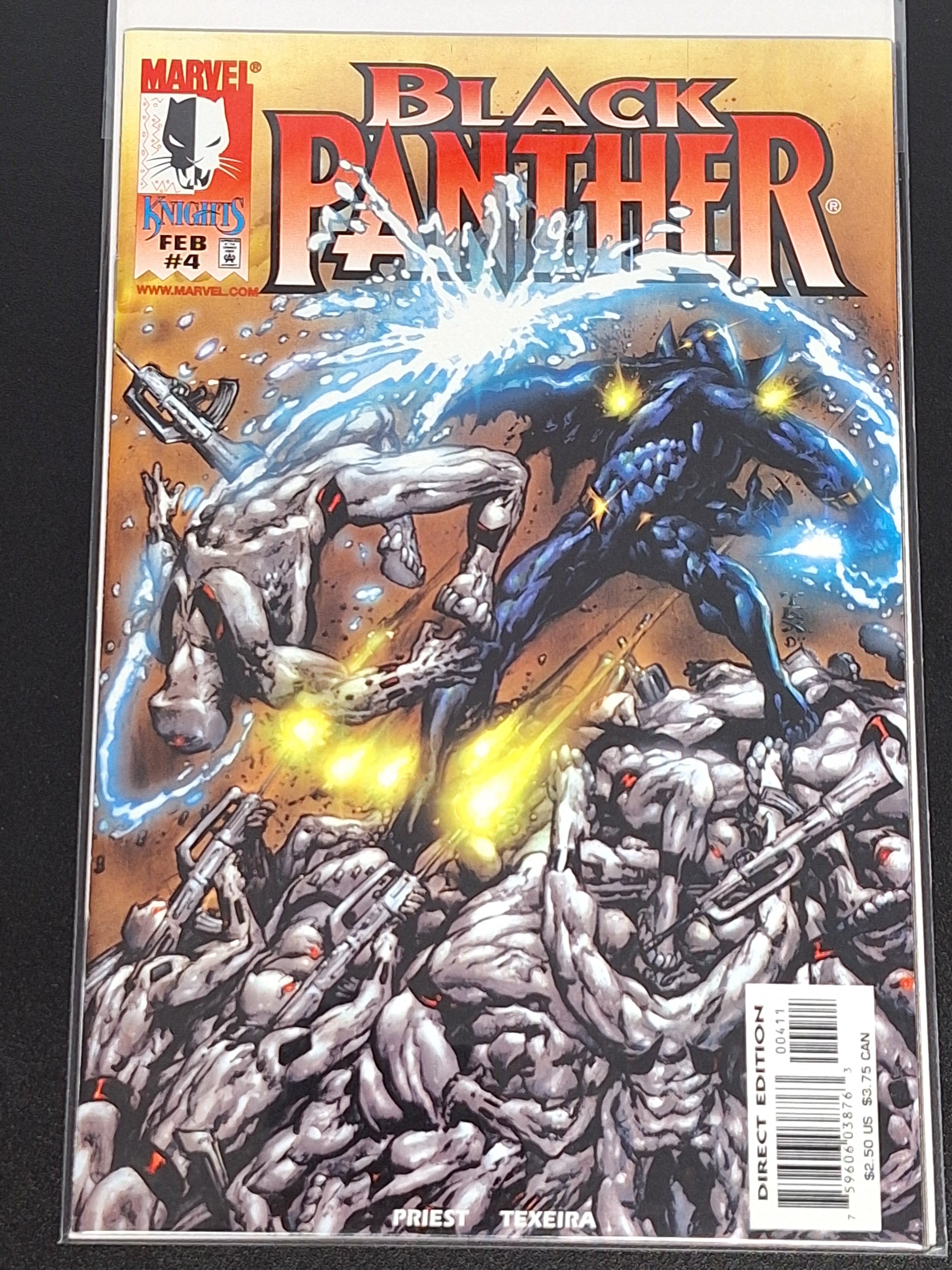 Black Panther 4 Marvel Knights 1991 1st App of The White Wolf