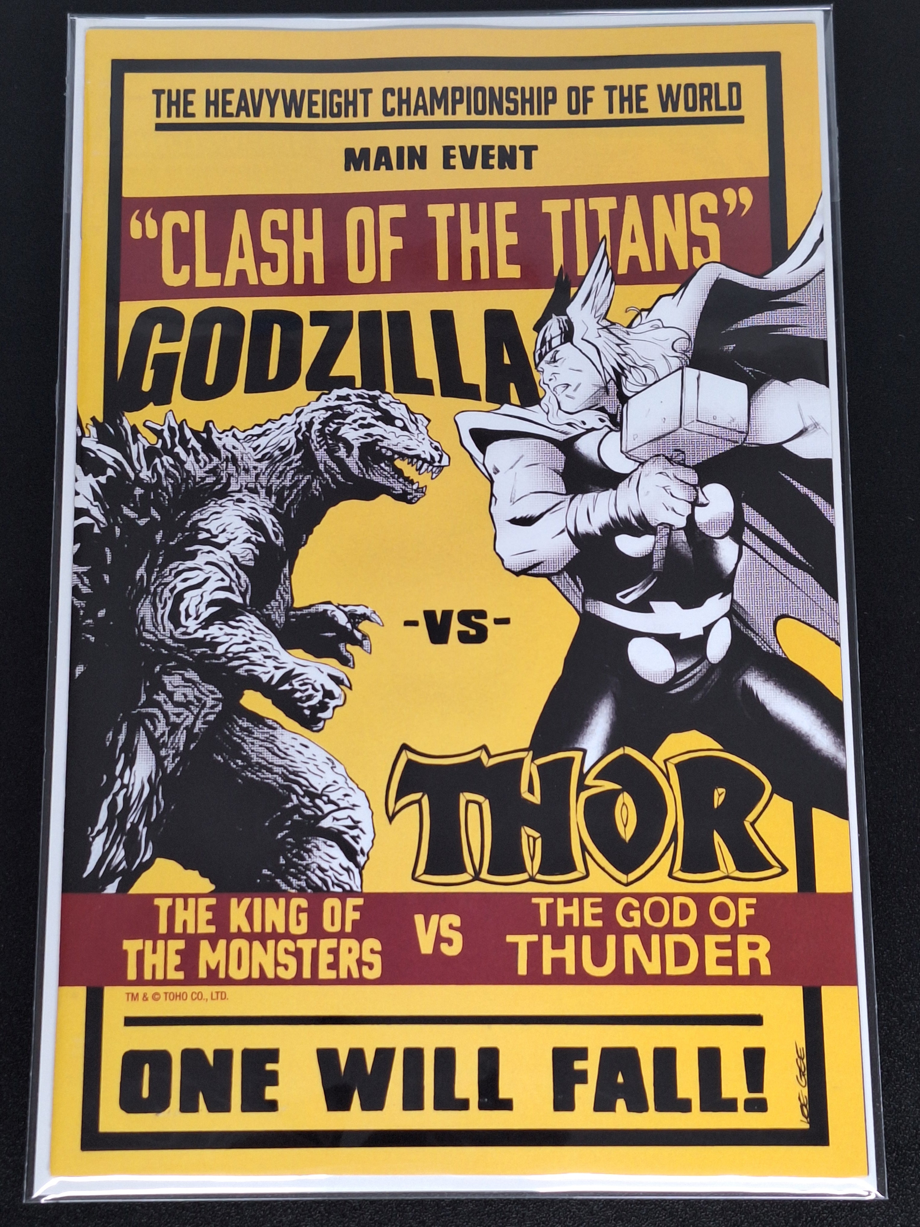 Godzilla vs Thor 1 Marvel 2025 Lee Garbett Variant