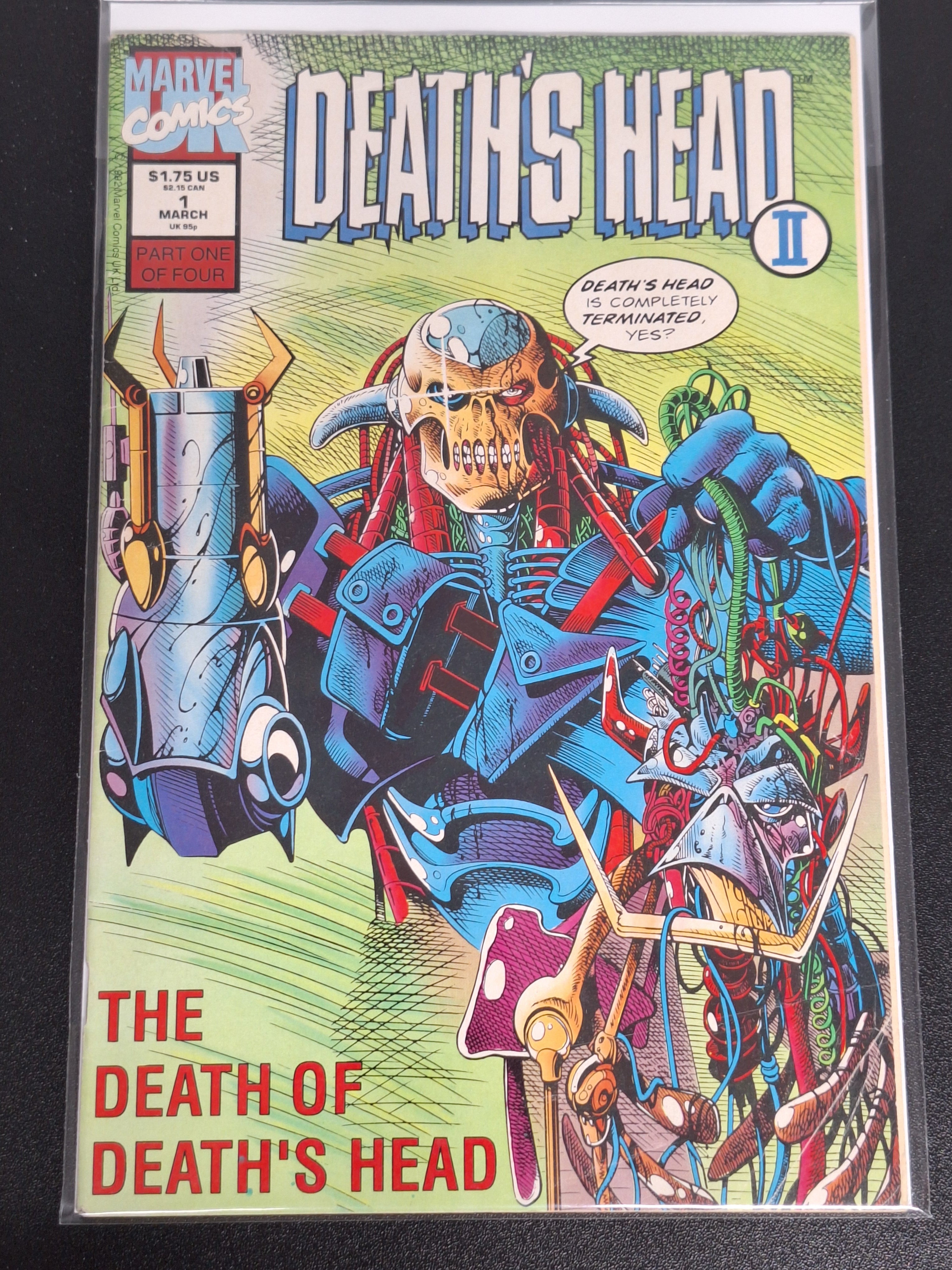 Death's Head II 1 Marvel UK 1992 1st App of Minion