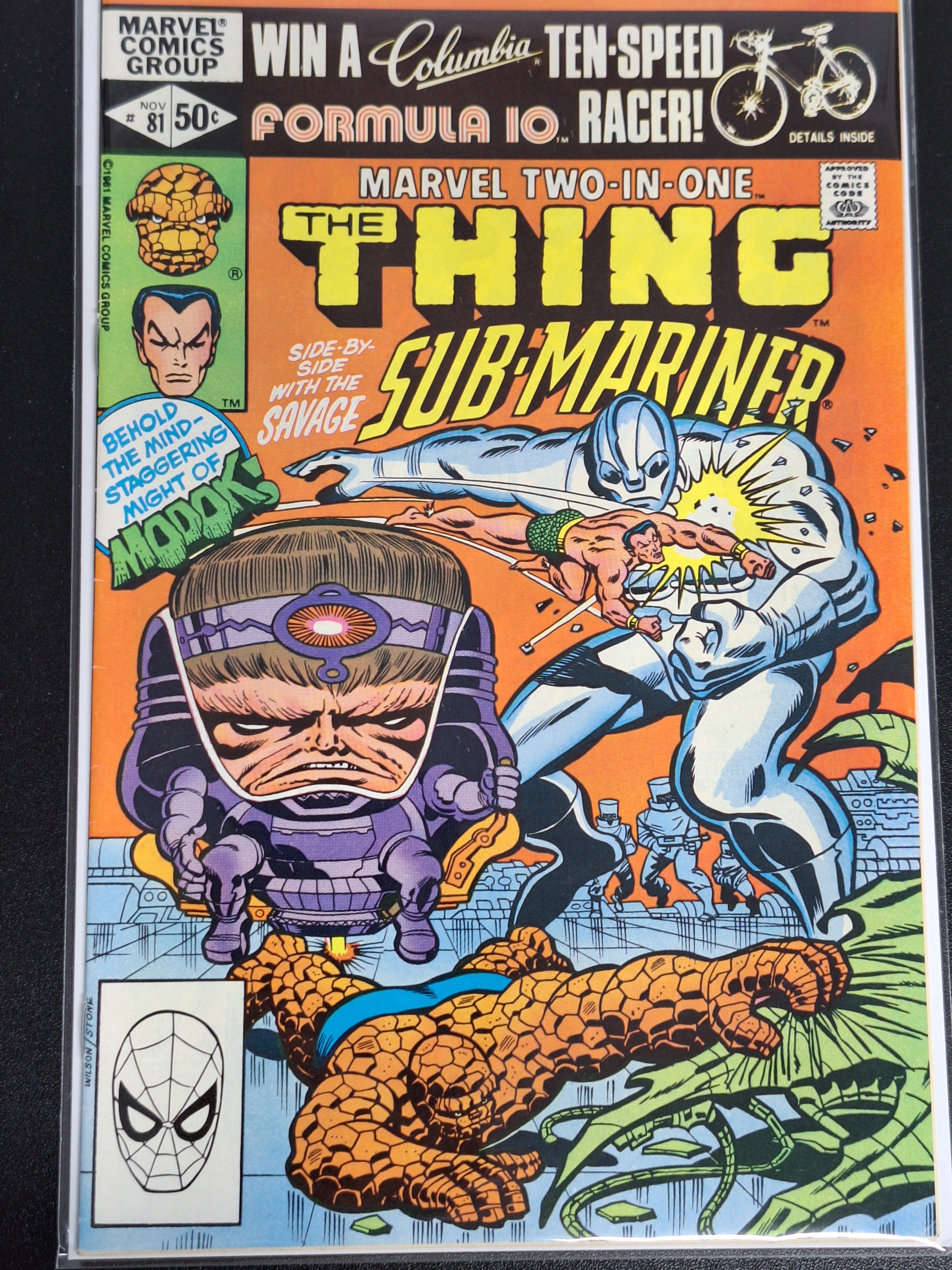 Marvel Two-In-One 81 Marvel 1981 Modok, Thing, Sub-mariner