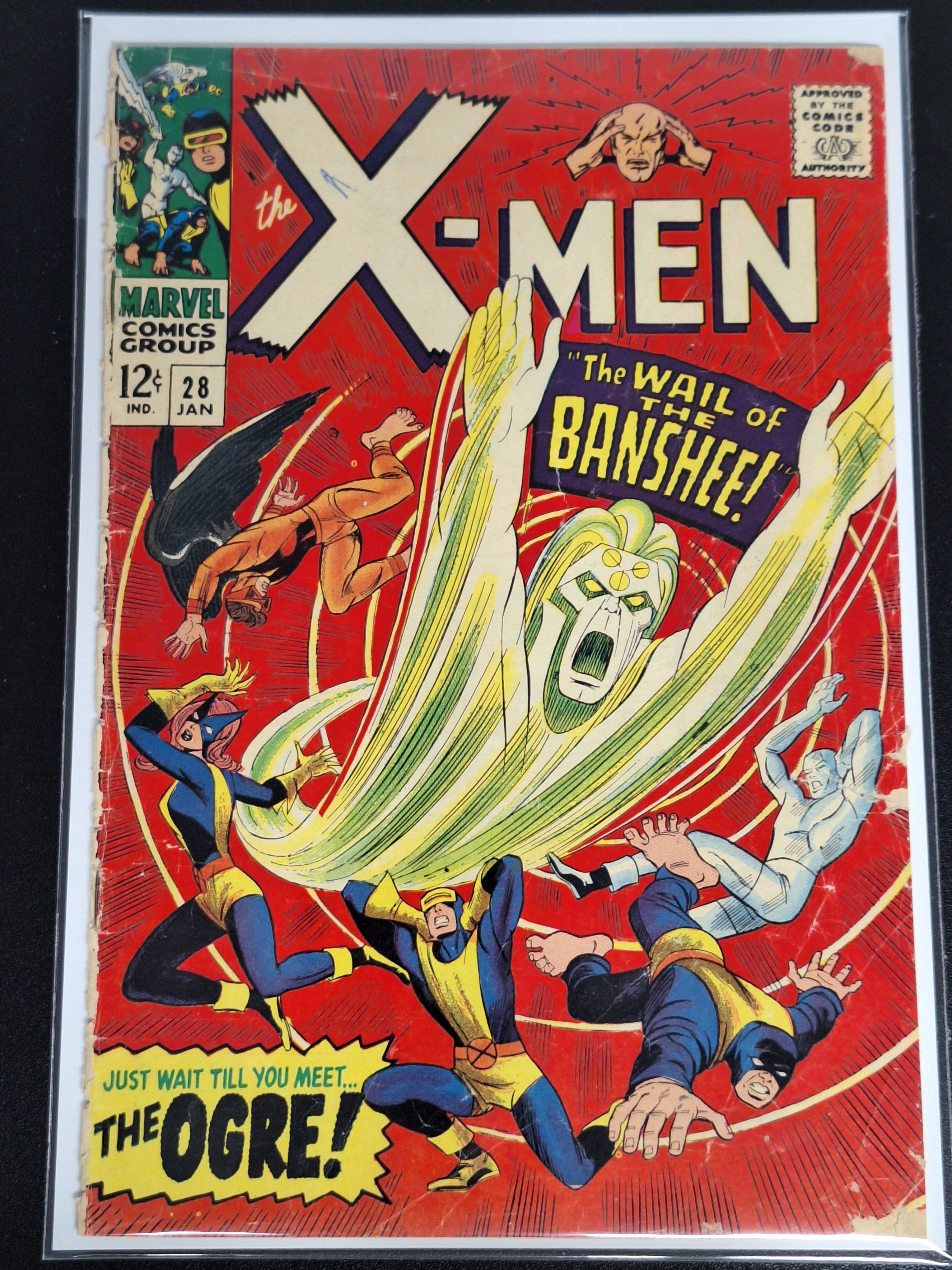 X-Men 28 Marvel 1968 1st Appearance of Banshee