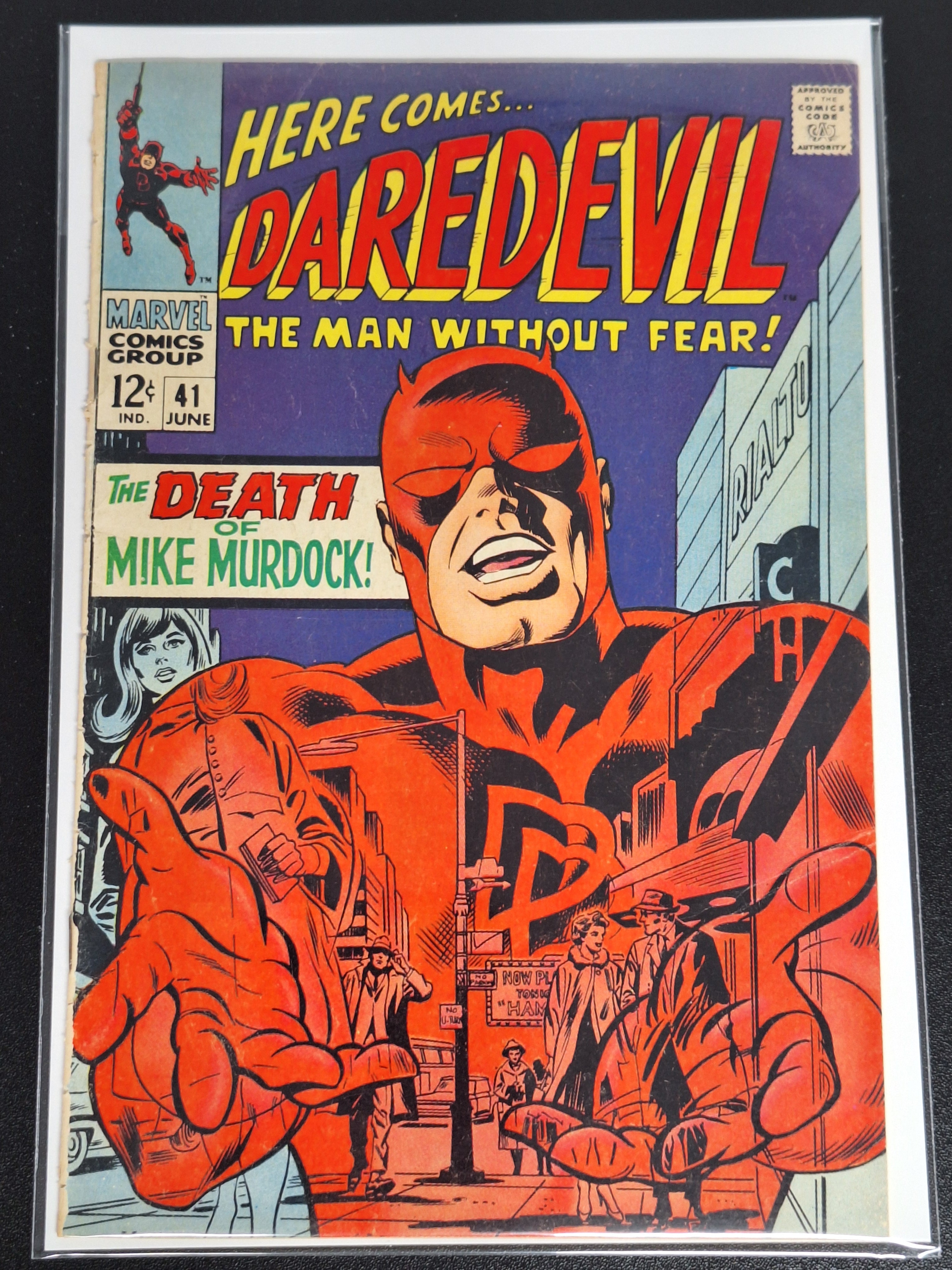 Daredevil 41 Marvel 1968 The Death of Mike Murdoch