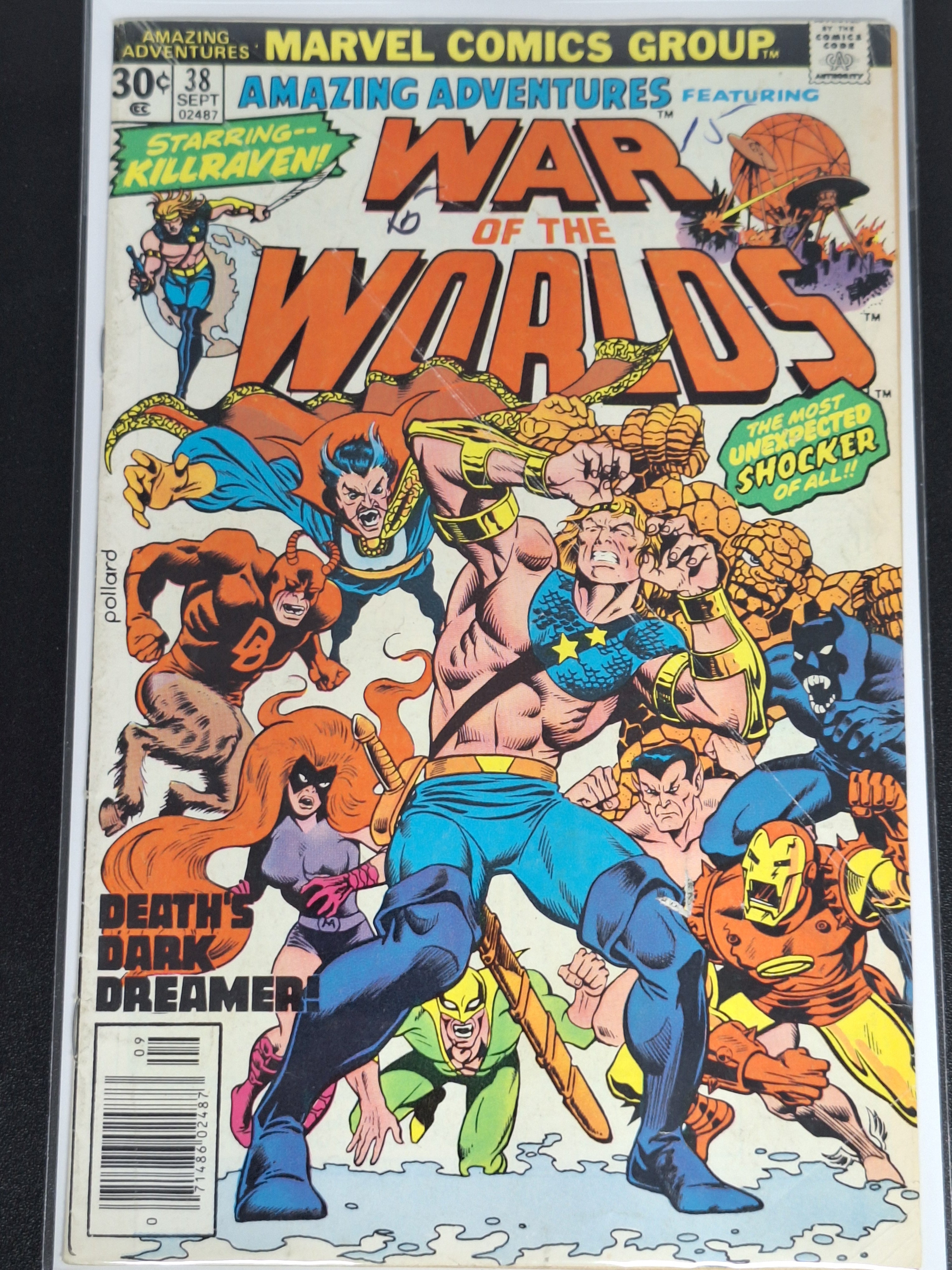 Amazing Adventures 38 Marvel 1976 The War of The Worlds