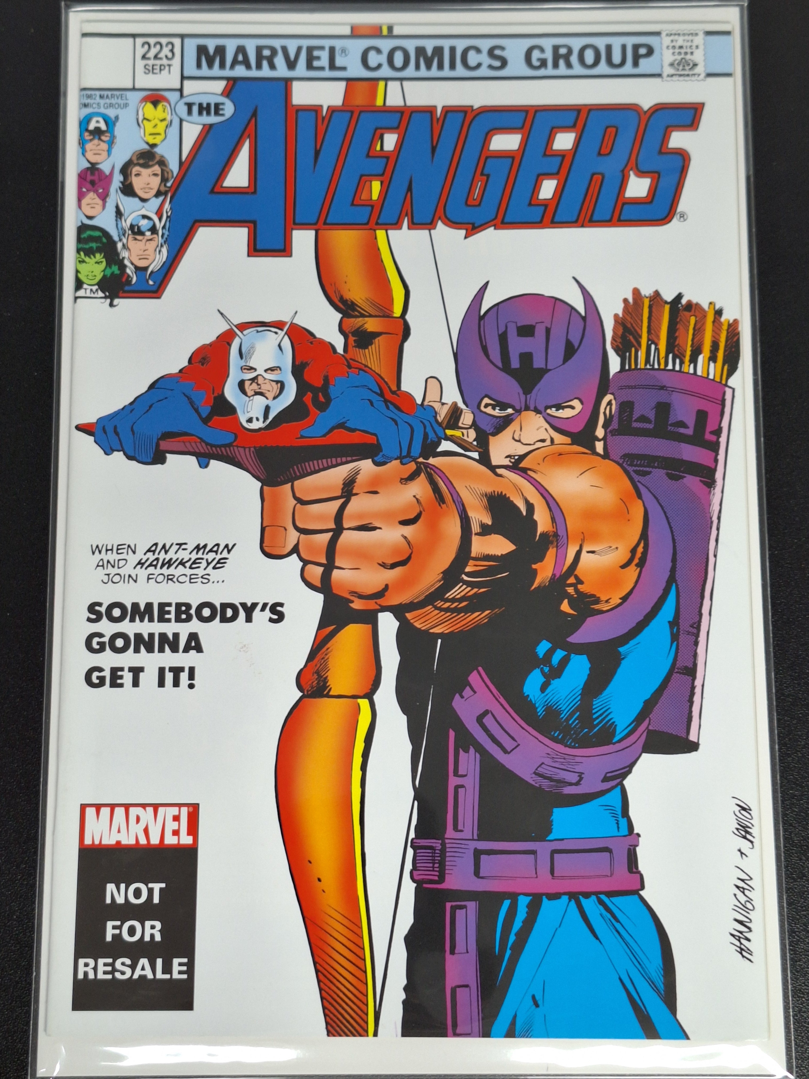 Avengers 223 Marvel Legends Toy Biz Reprint Not For Resale