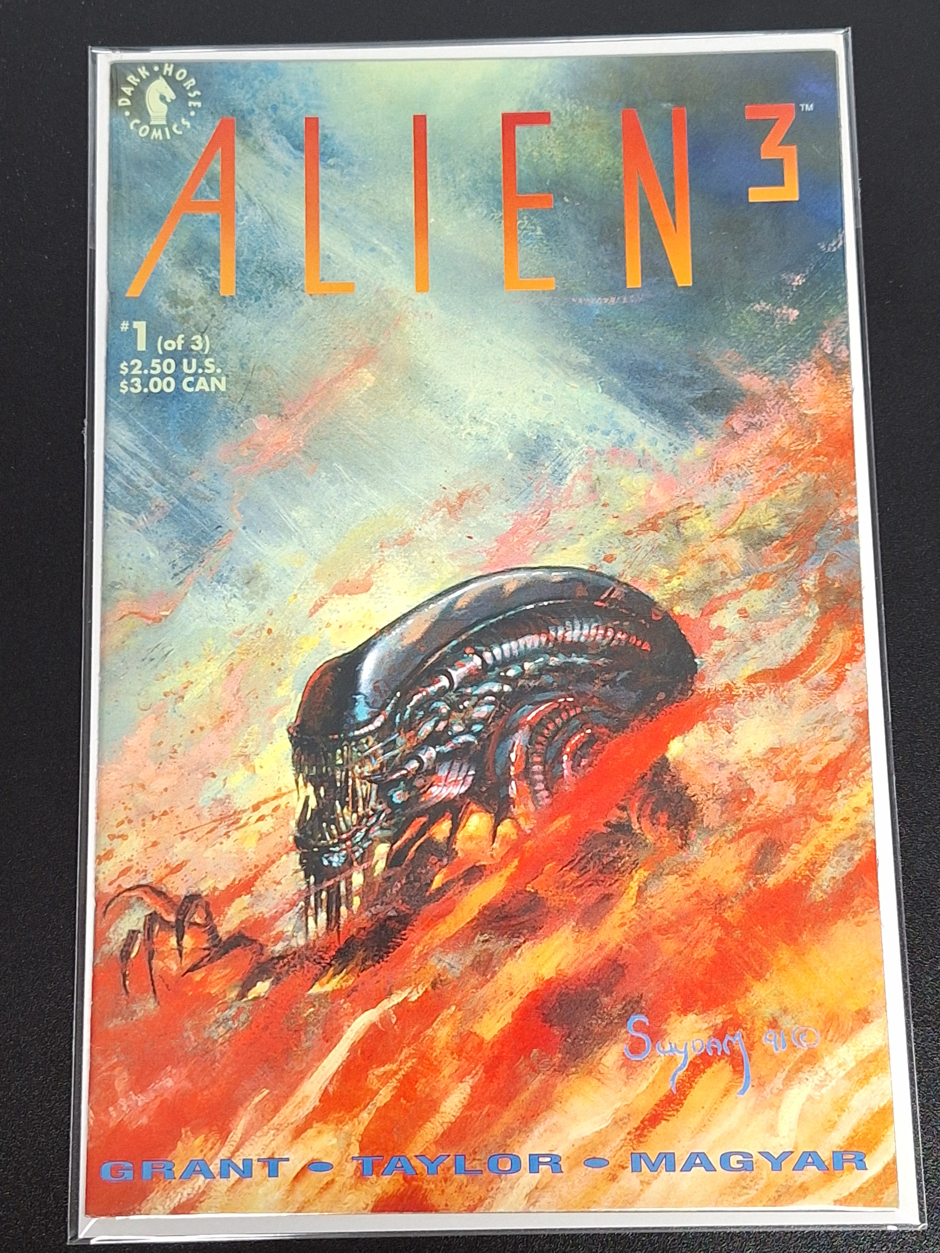 Alien 3 #1 Dark Horse Comics 1992 Suydam Cover