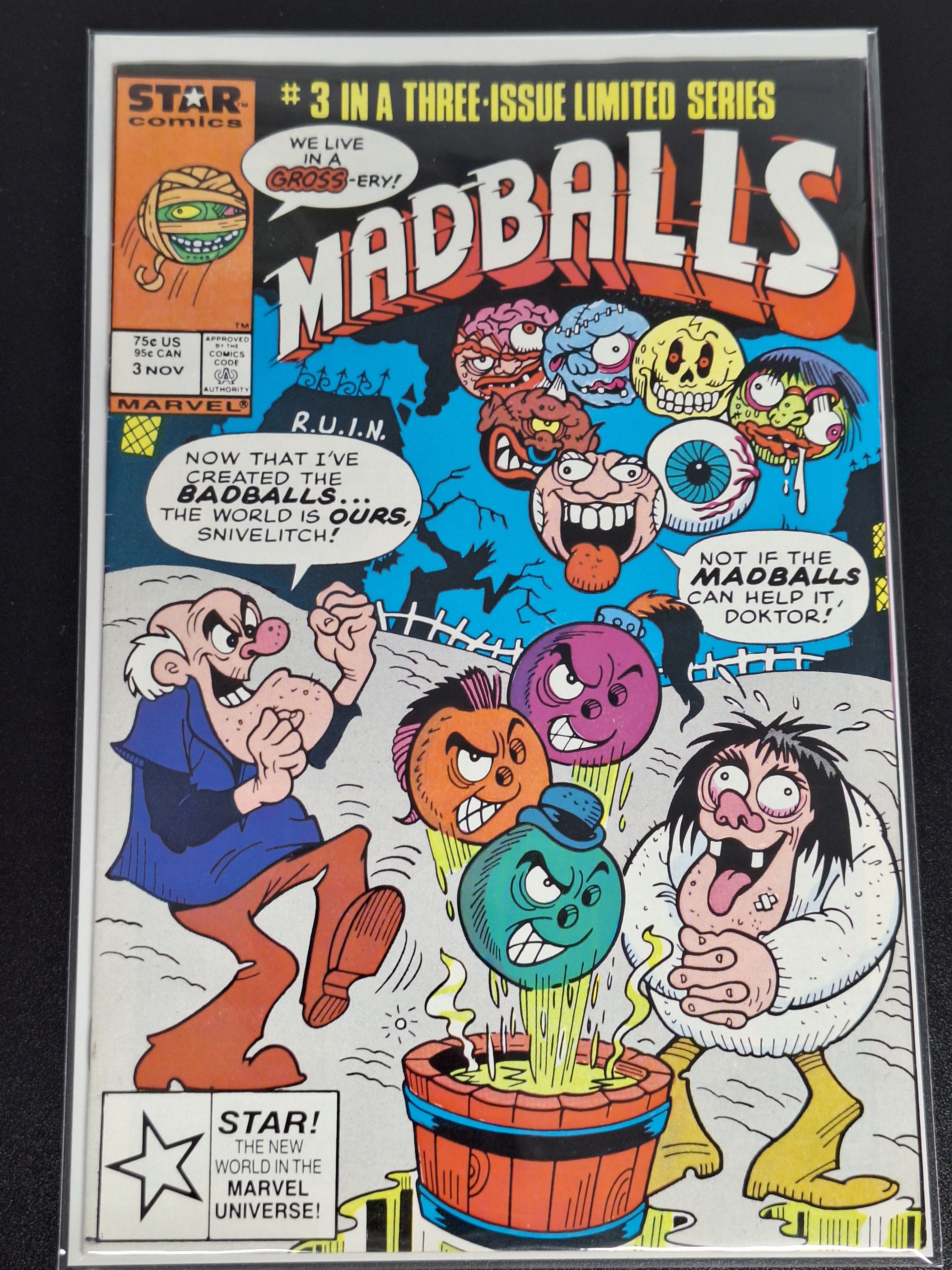 Madballs 3 Marvel Star Comics 1986