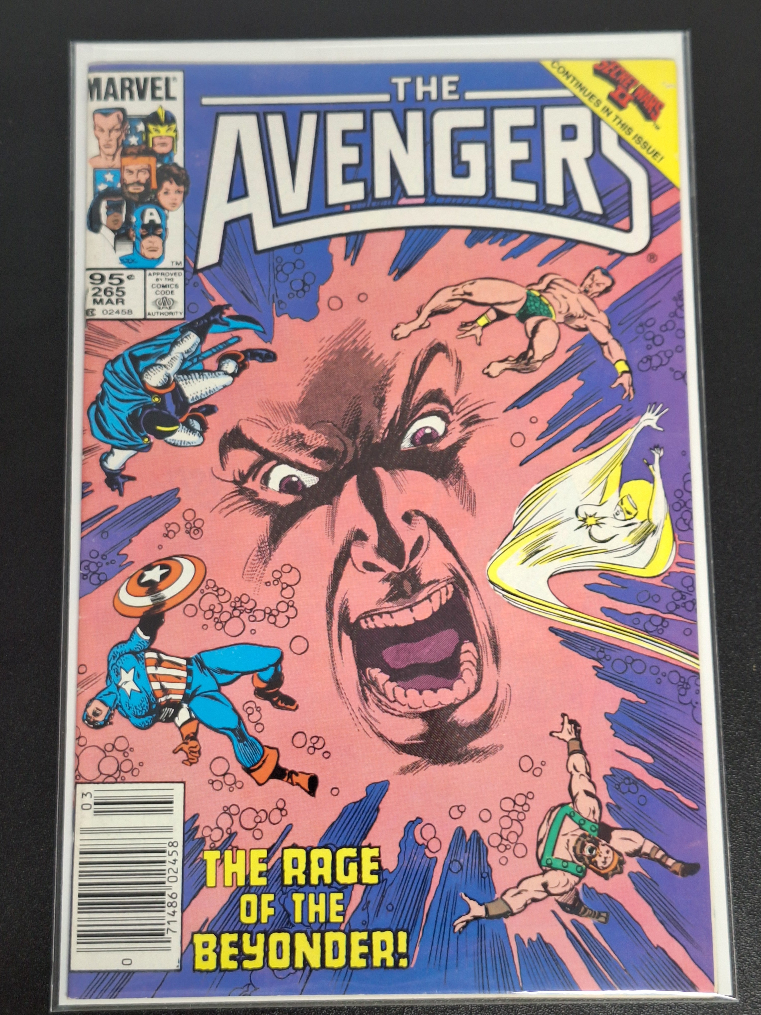 Avengers 265 Marvel 1986 CPV