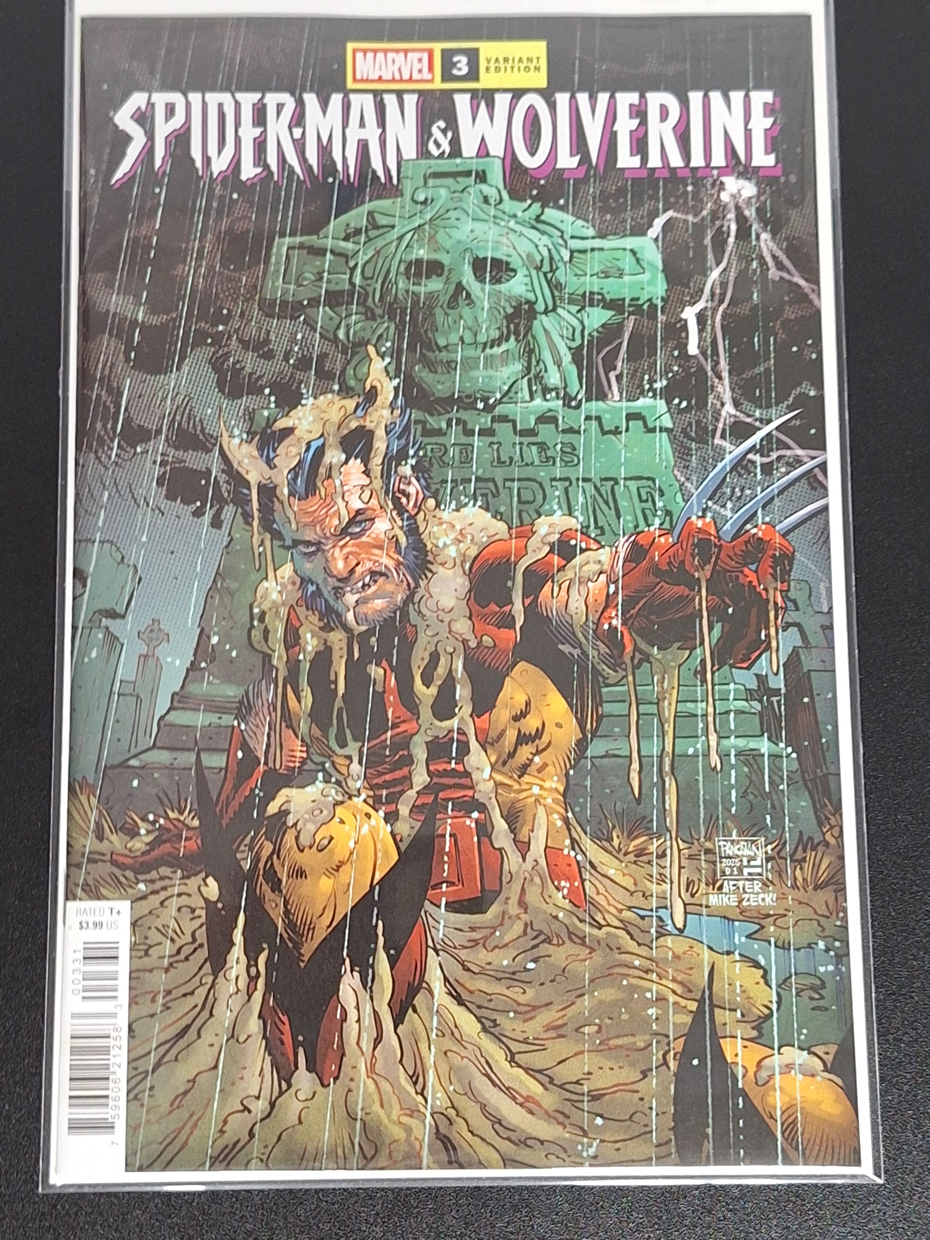 Spider-Man & Wolverine 3 Marvel 2025 Dan Panosian Homage Variant