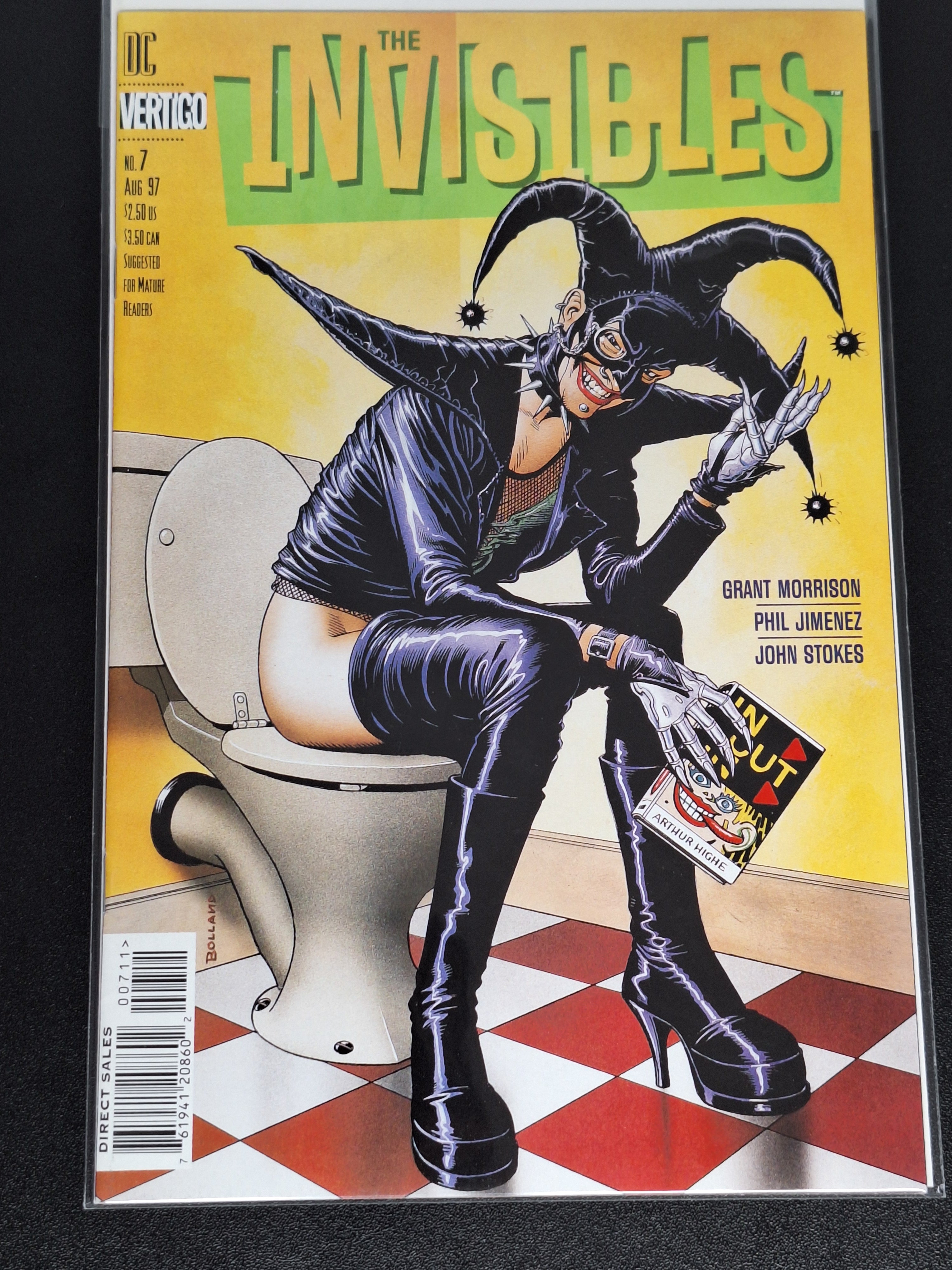 The Invisibles 7 DC Vertigo 1997 Brian Bolland Cover