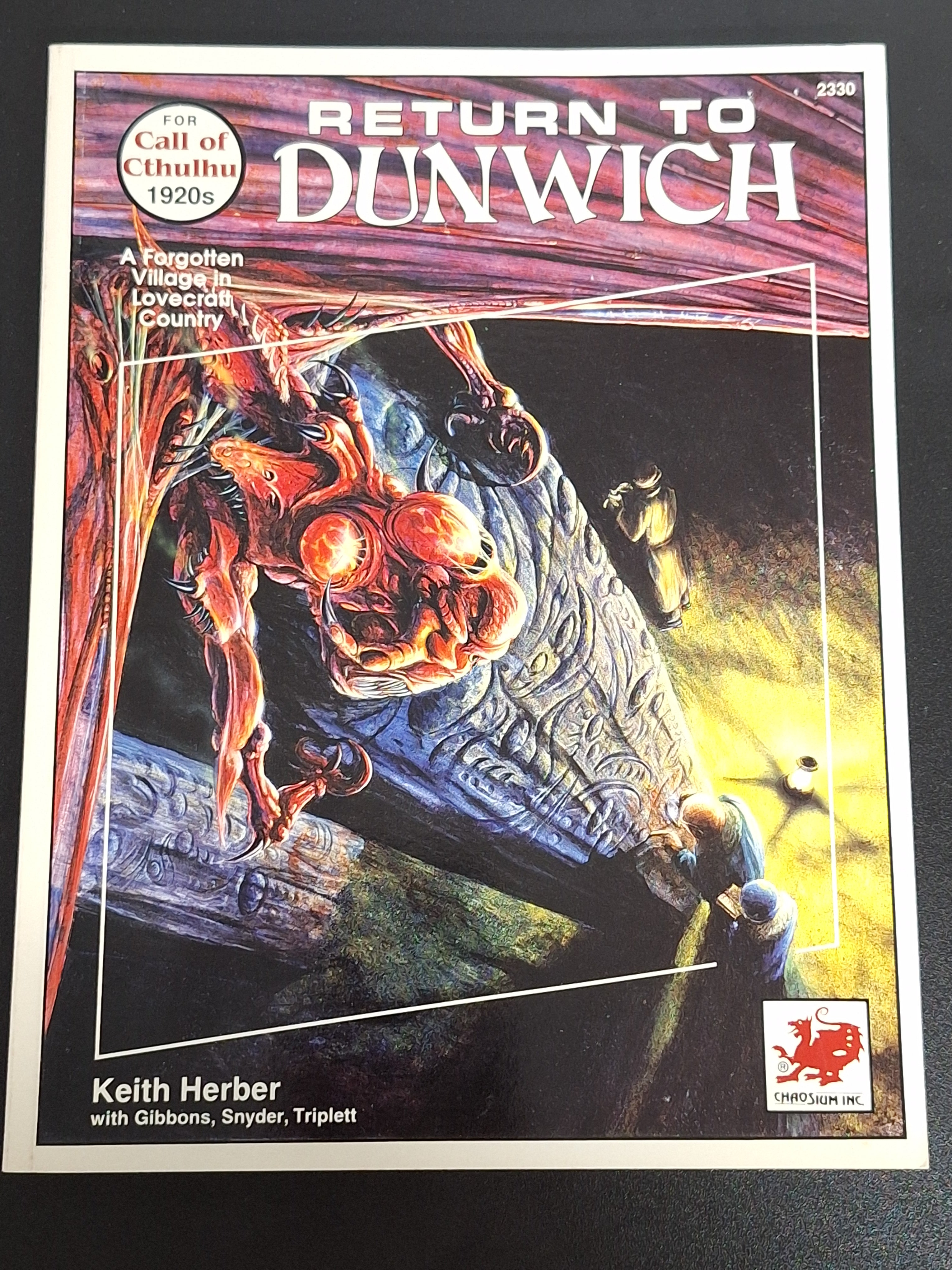 Return To Dunwich - Chaosium Inc. 1991 - Call Of Cthulhu 1920's