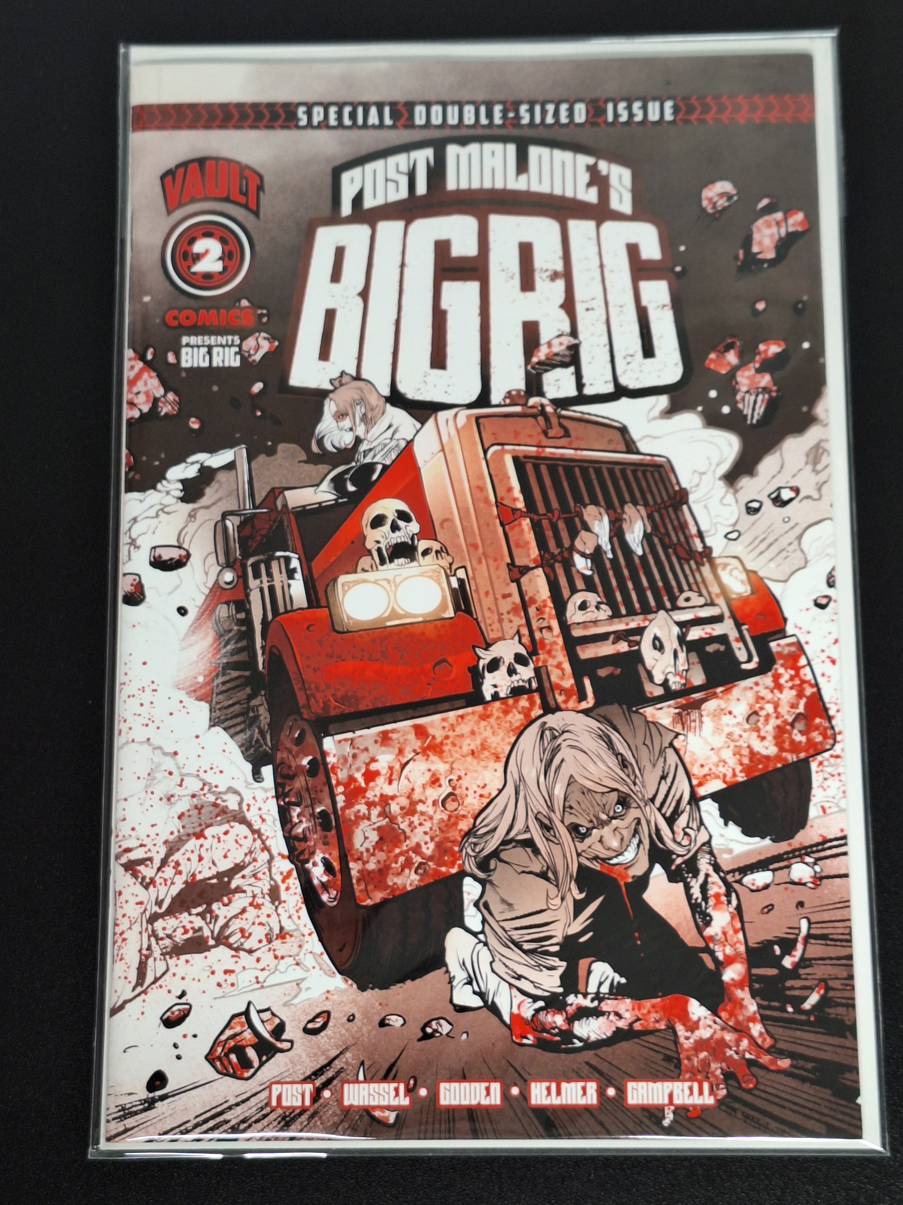 Post Malone's Big Rig 2 Vault Comics 2025 Cover A Nathan Godden