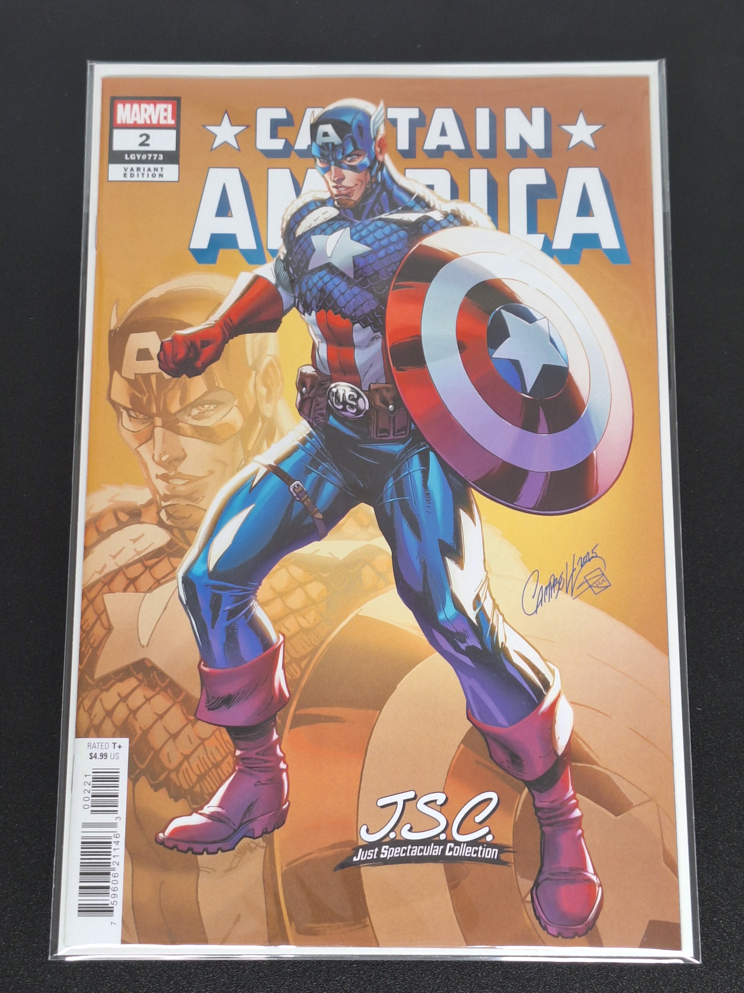 Captain America 2 Marvel 2025 J.Scott Campbell J.S.C Variant
