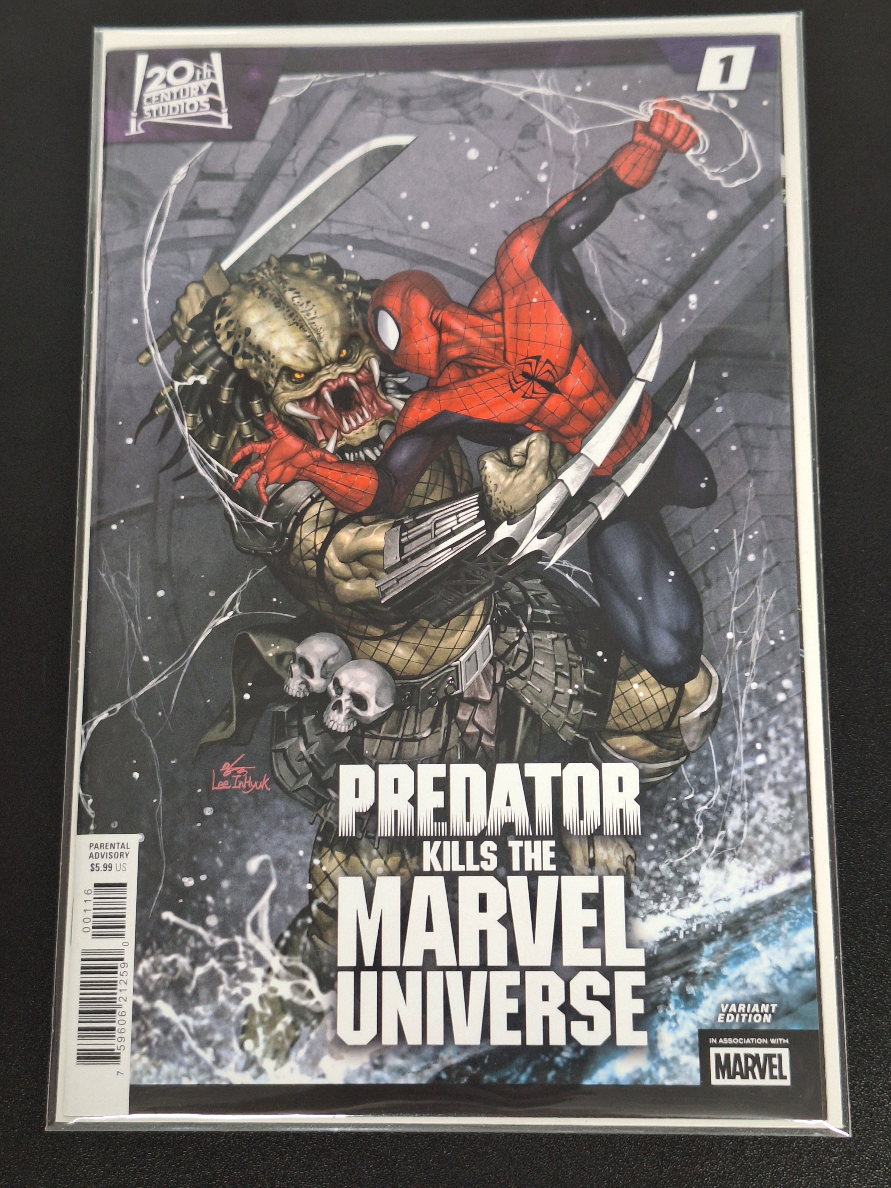 Predator Kills The Marvel Universe 1 Marvel 2025 Inhyuk Lee 1:25 Variant