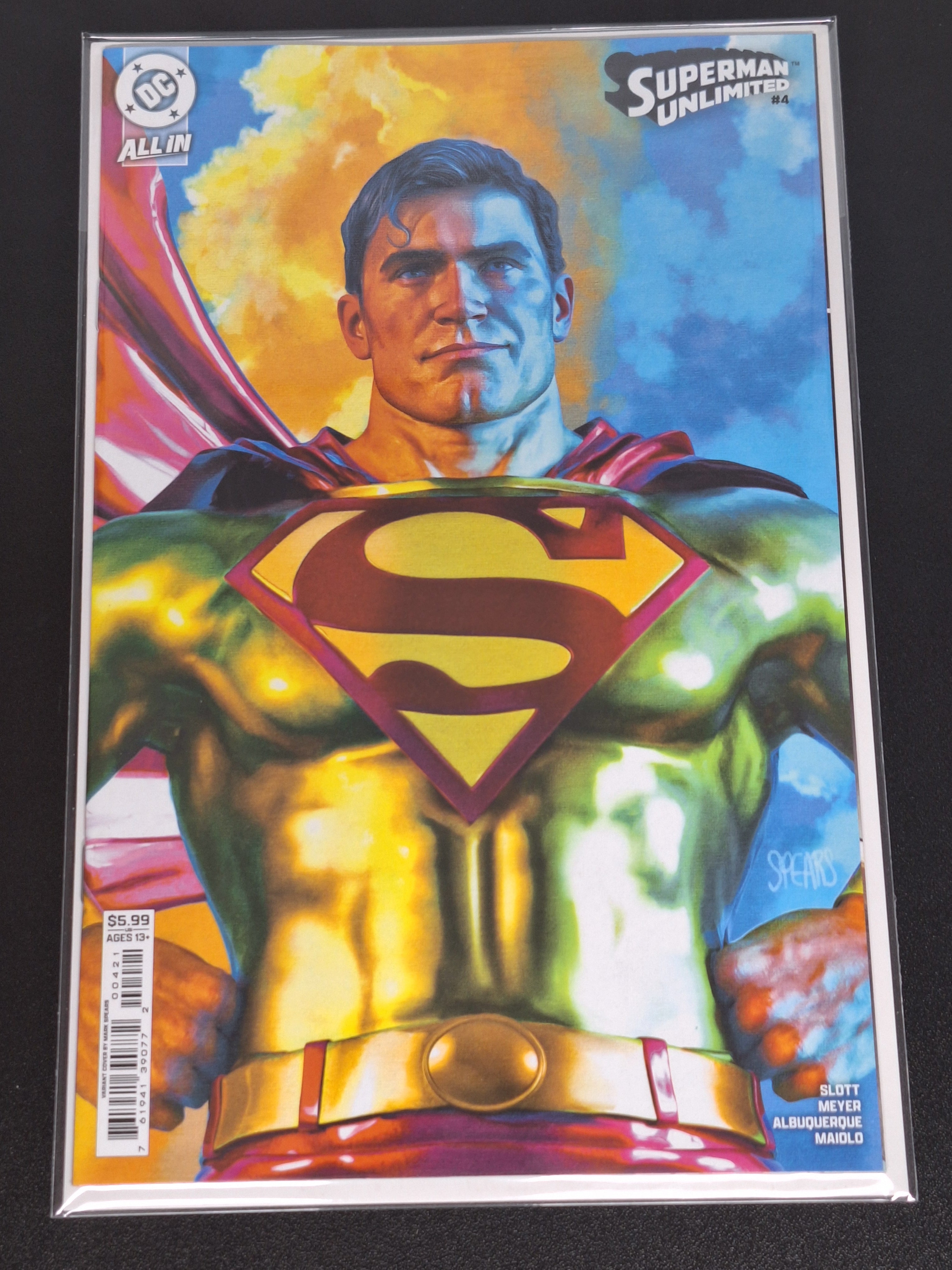 Superman Unlimited 4 DC 2025 Mark Spears Variant