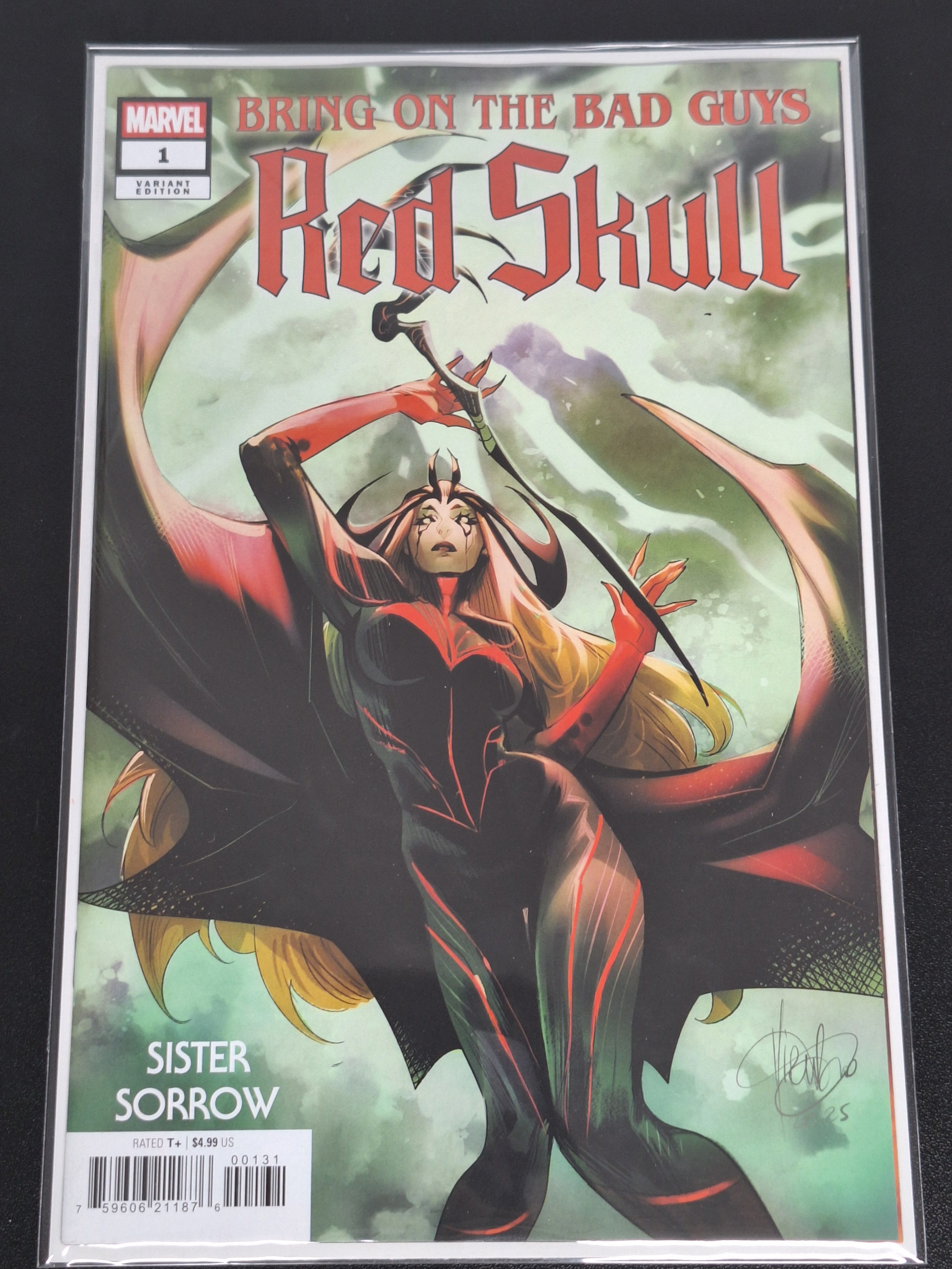 Bring On The Bad Guys: Red Skull 1 Marvel 2025 Sister Sorrow Variant