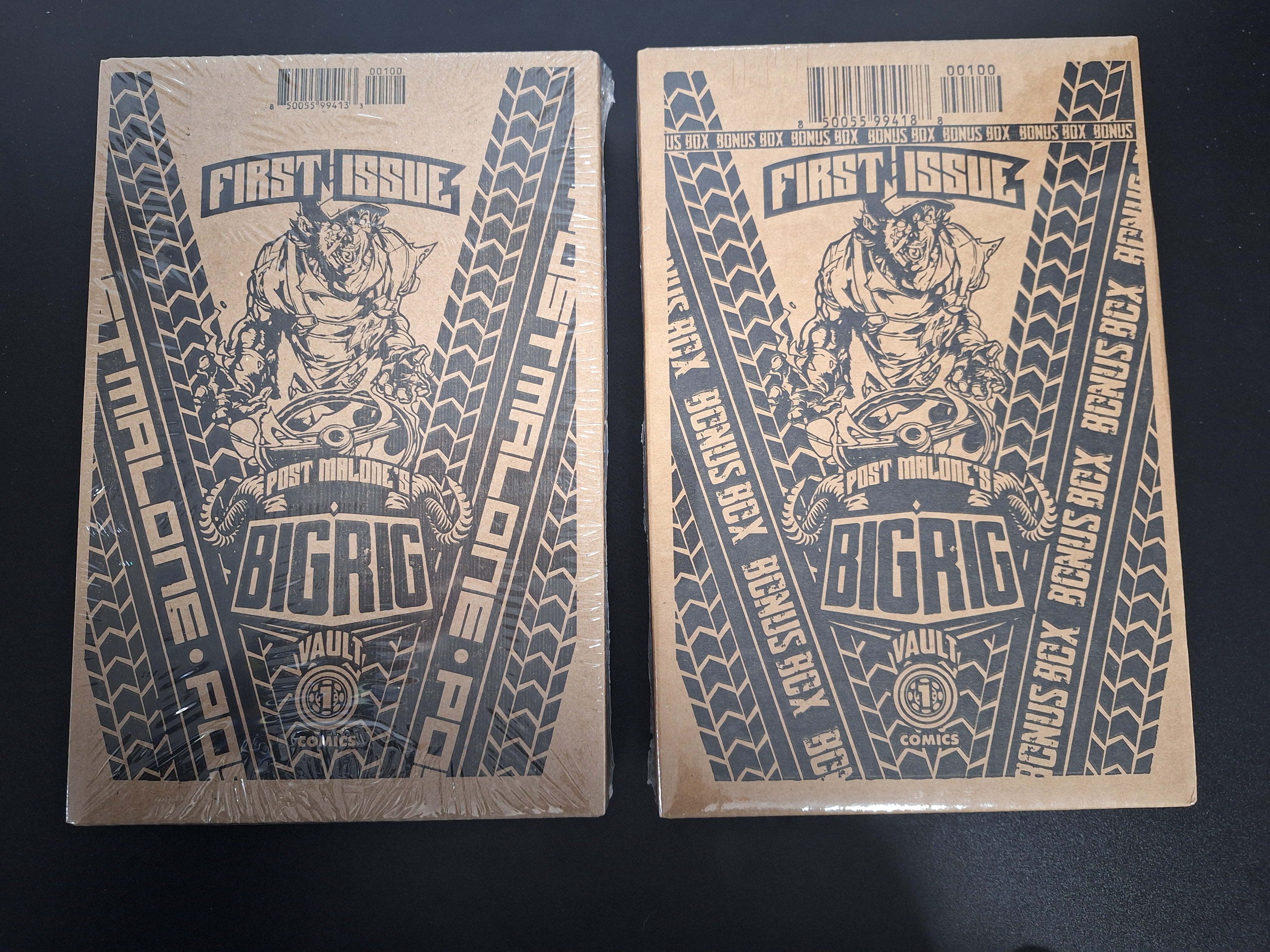 Post Malone's BIG RIG #1 Vault Comics 2025 Bundle Variant Box PLUS BONUS BOX Limited to 4000