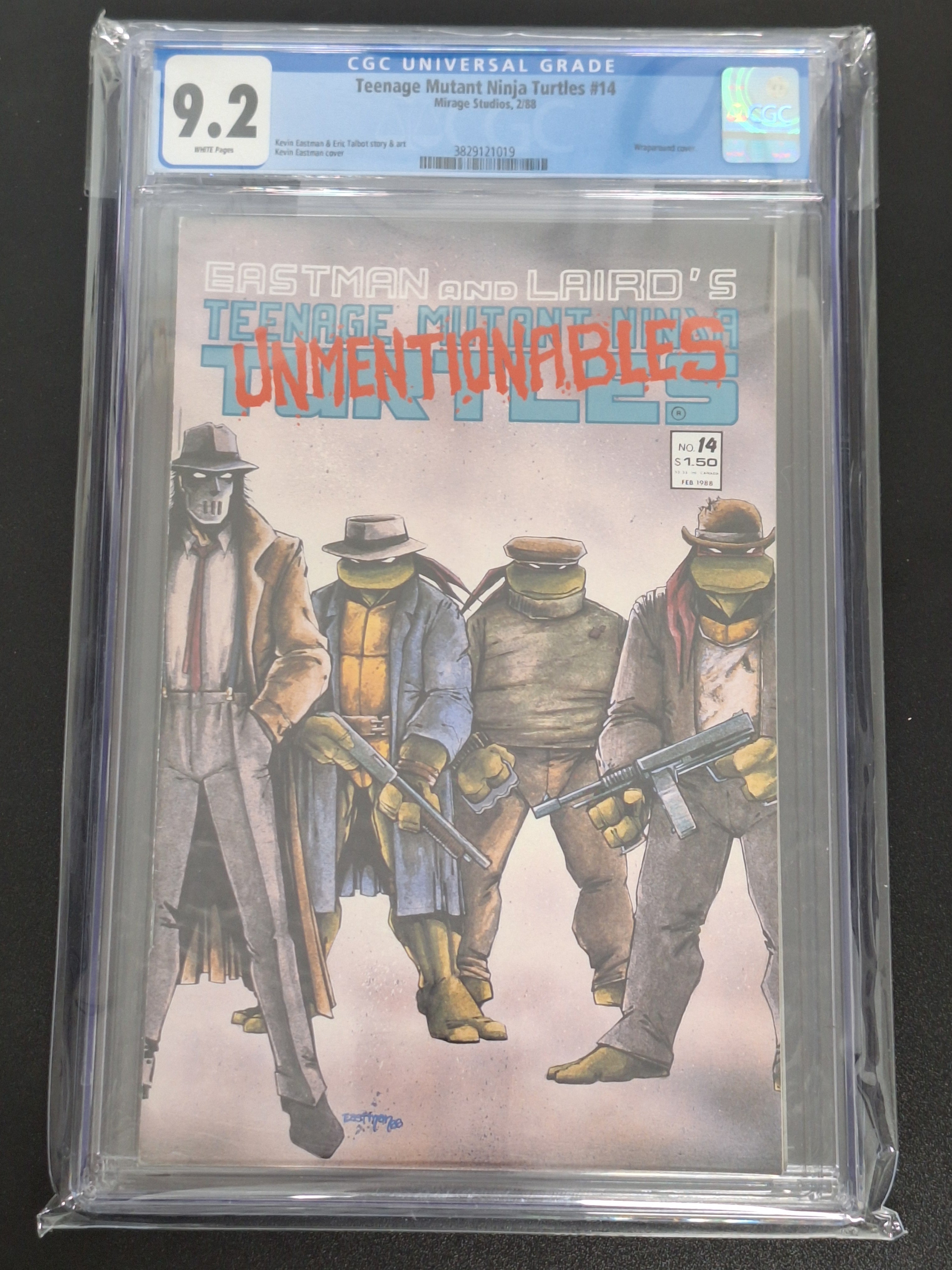 Teenage Mutant Ninja Turtles 14 Mirage 1988 Untouchables Homage - CGC 9.2