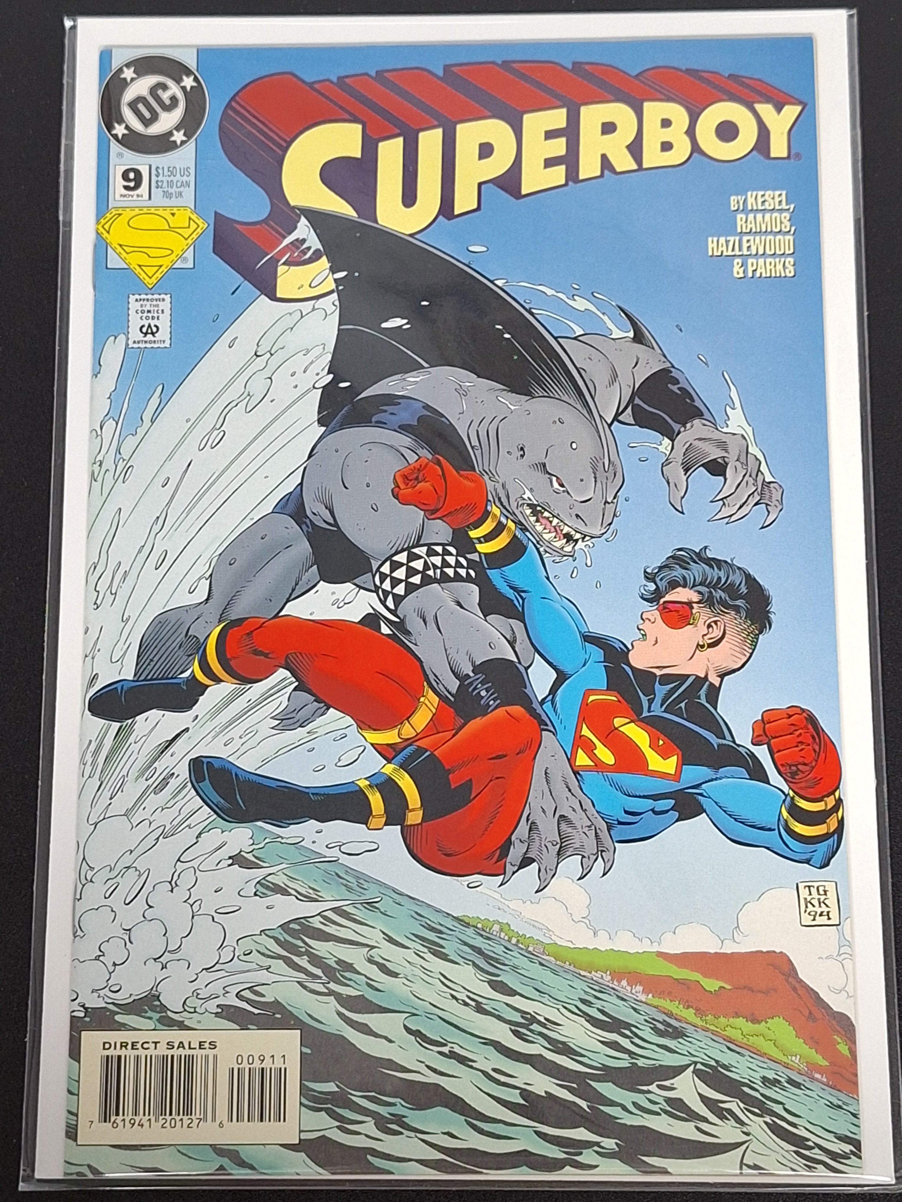 Superboy 9 DC 1994 1st Appearance of King Shark