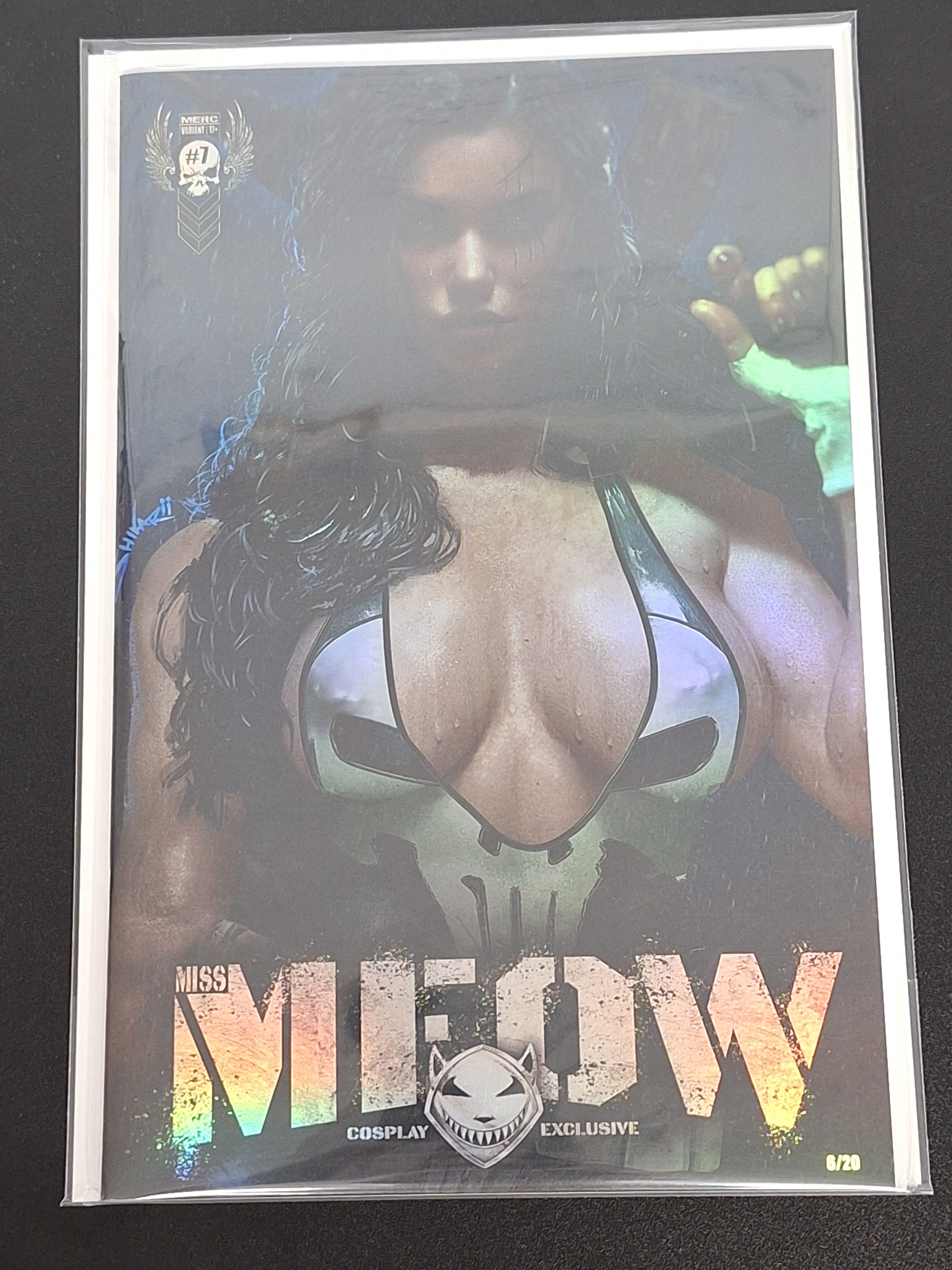 Miss Meow 7 Merc Publishing Shikarii Punisher Exclusive Foil Numbered 6 of 20