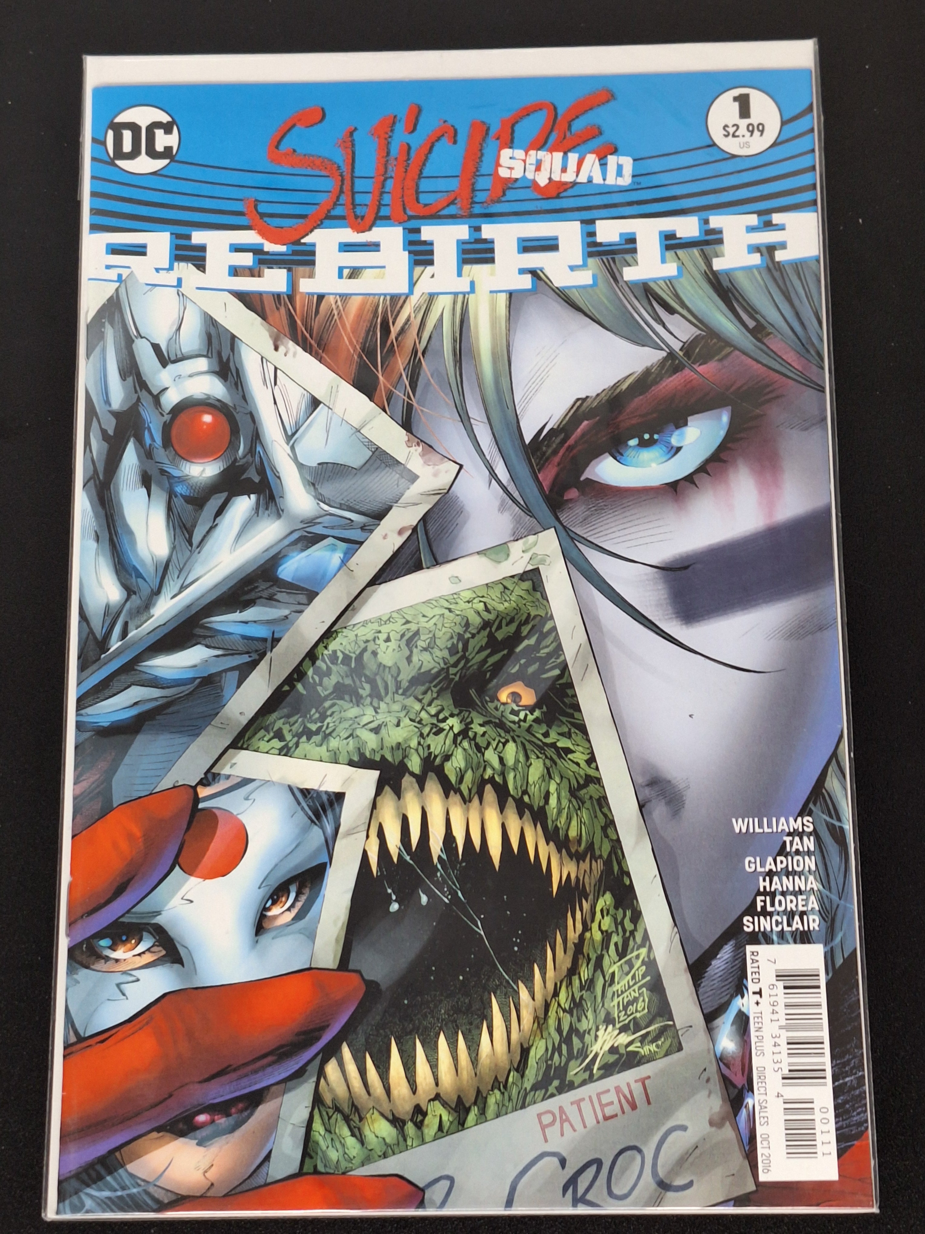 Suicide Squad 1 DC 2016 Rebirth - Philip Tan Cover