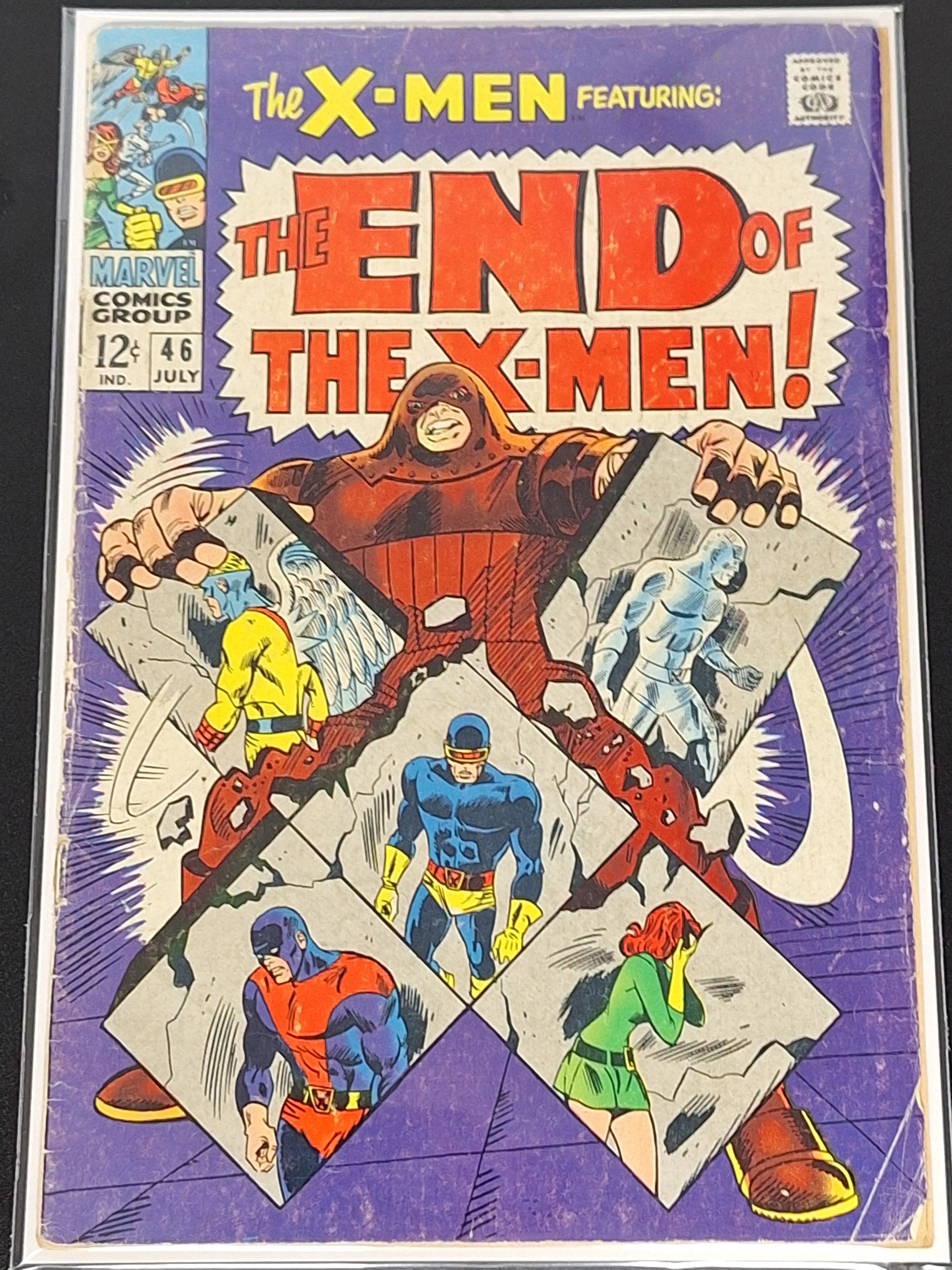 X-Men 46 Marvel 1968 Classic Juggernaut Cover
