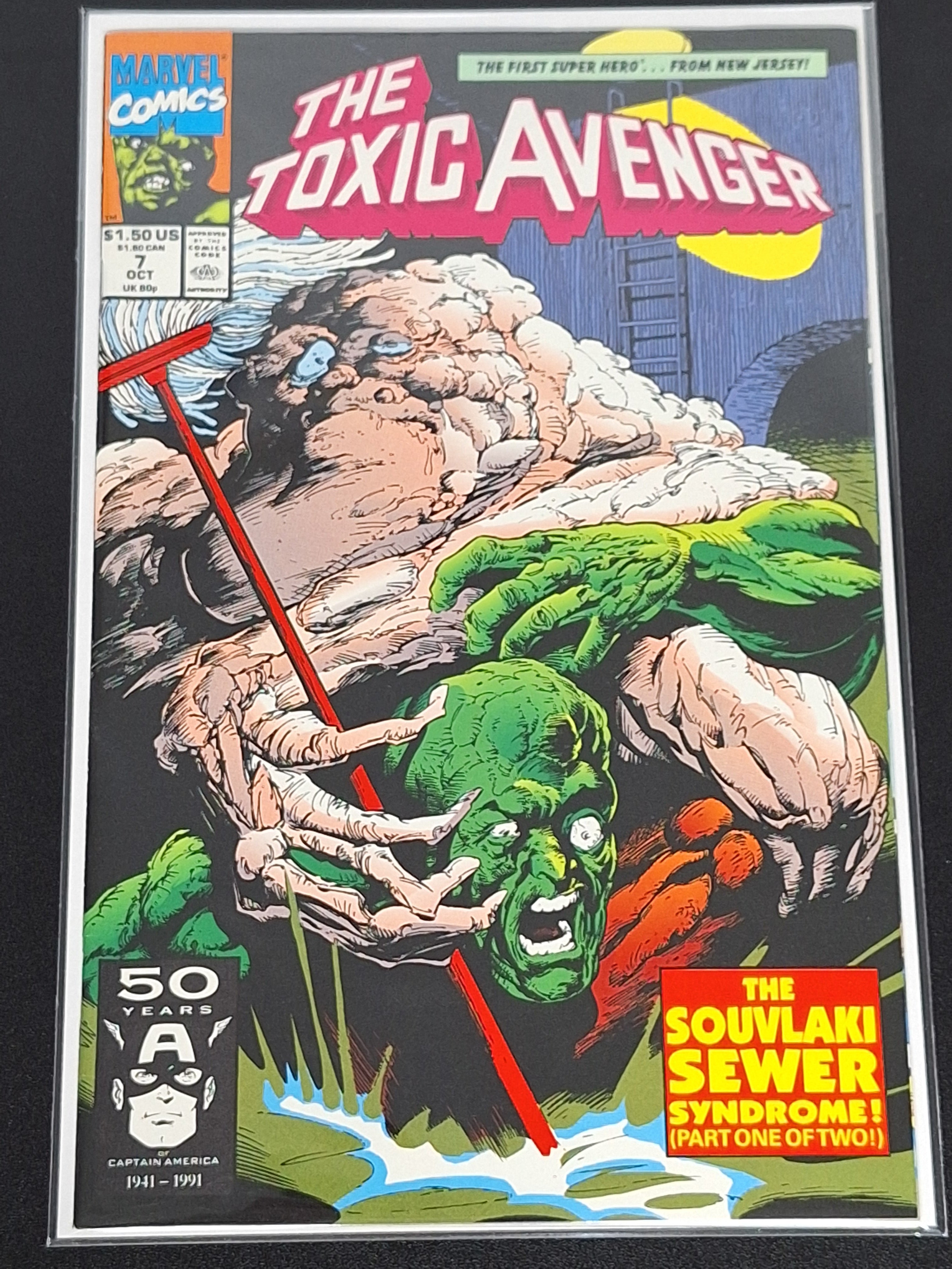The Toxic Avenger 7 Marvel 1991 The Souvlaki Sewer Syndrome Part One
