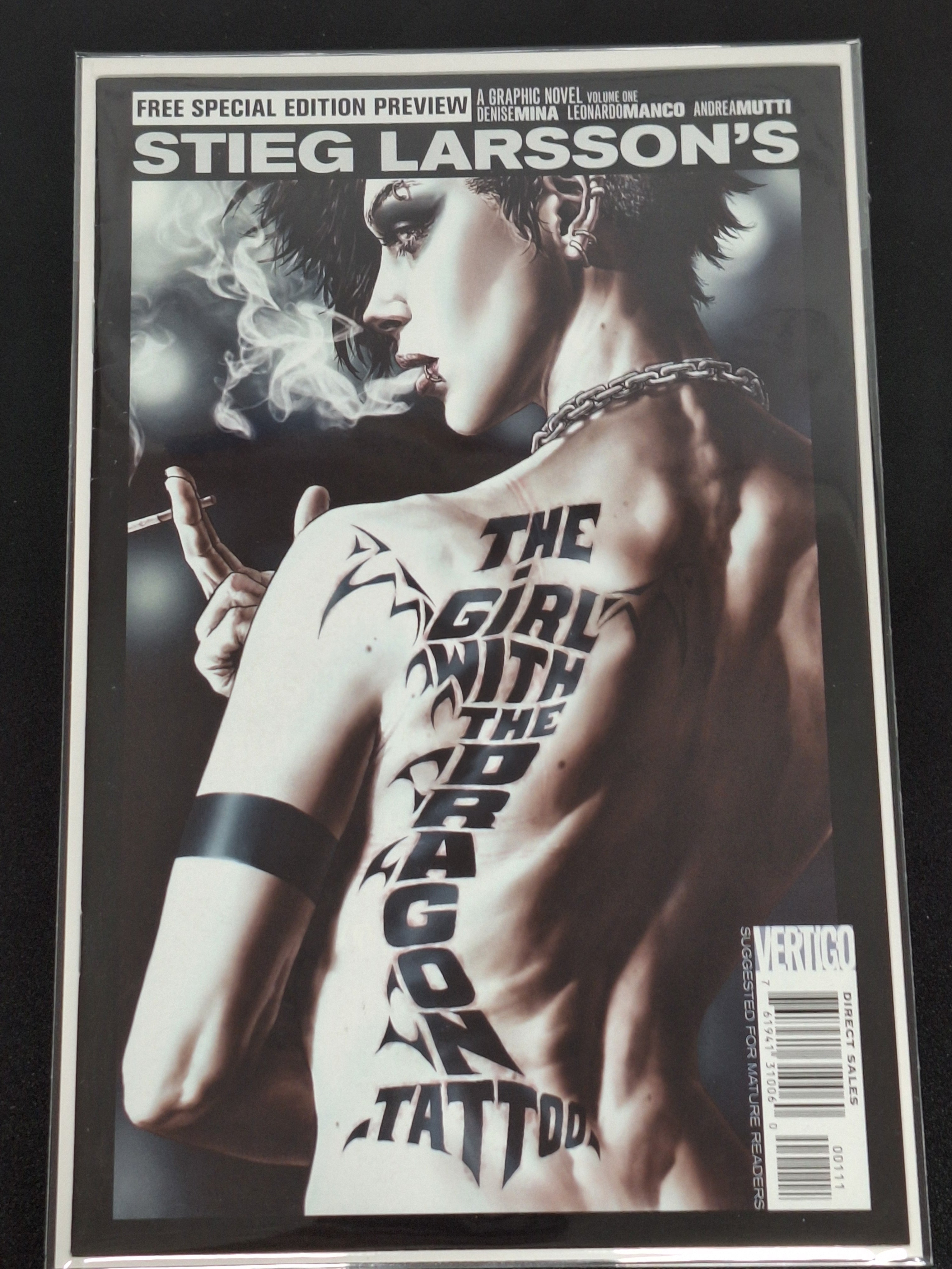 The Girl With The Dragon Tattoo Vertigo 2012 Preview Edition