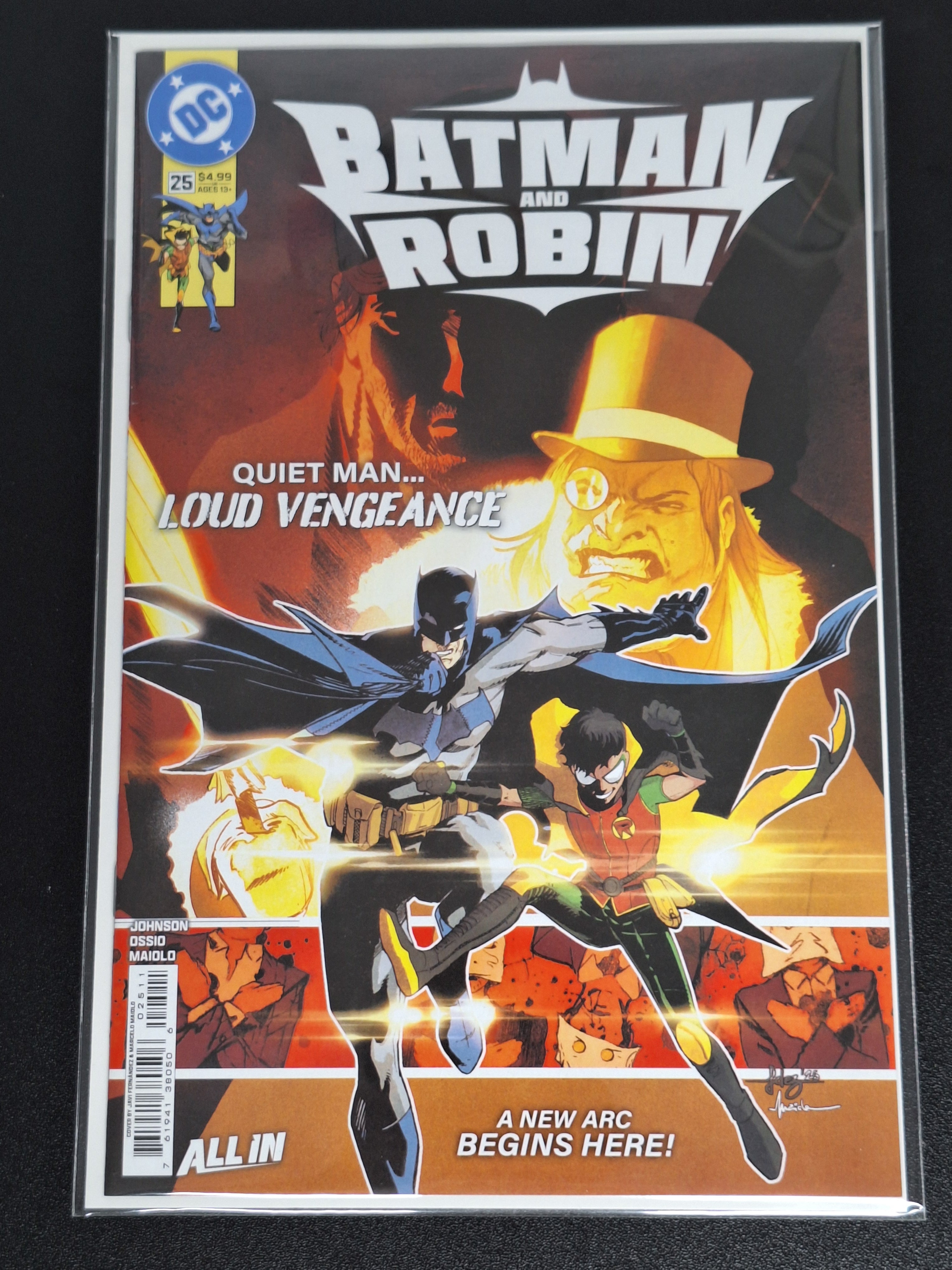 Batman And Robin 25 DC 2025 Cover A - 1st App of The Quiet Man