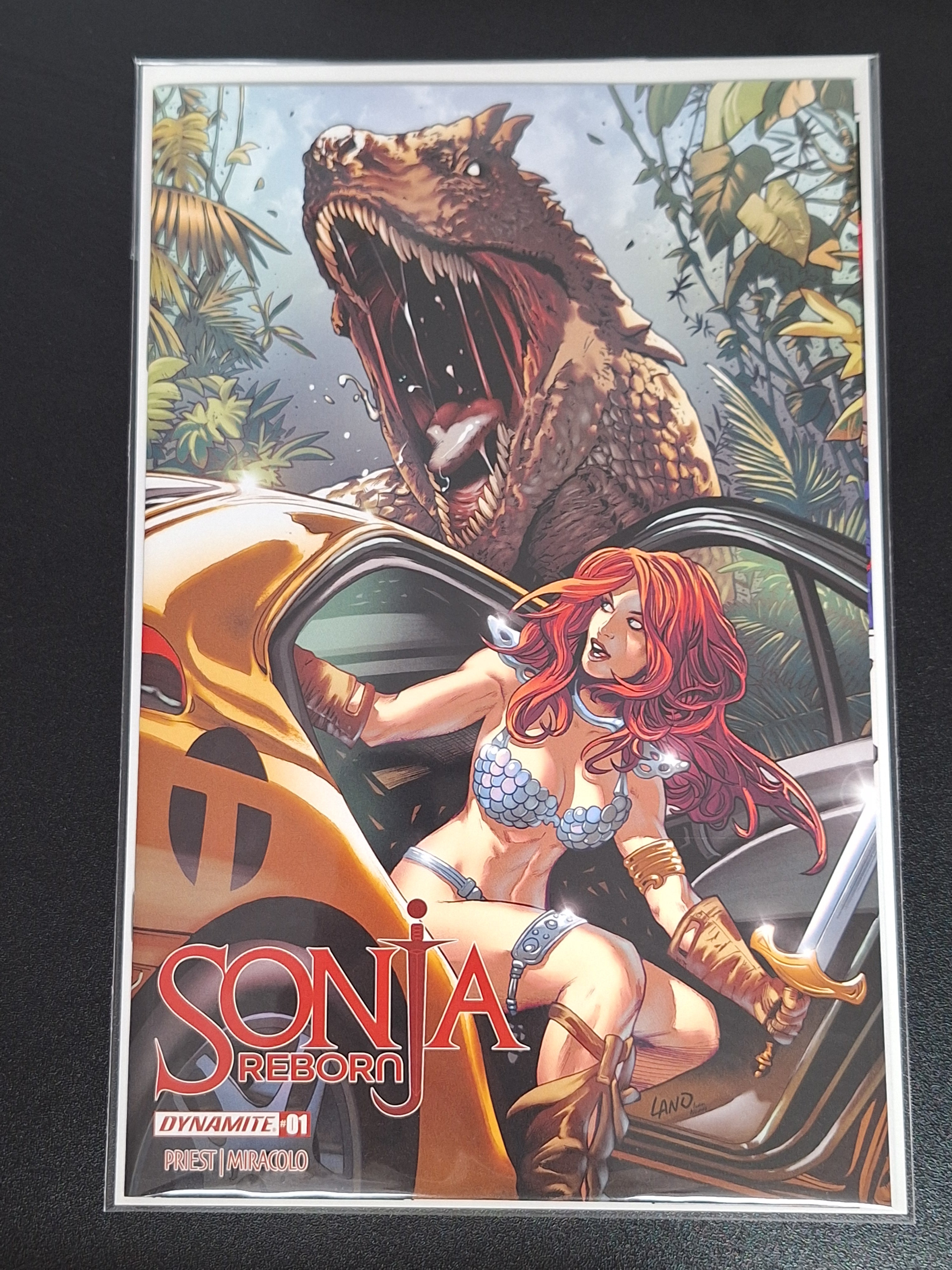 Red Sonja Reborn 1 Dynamite 225 Cover C Greg Land