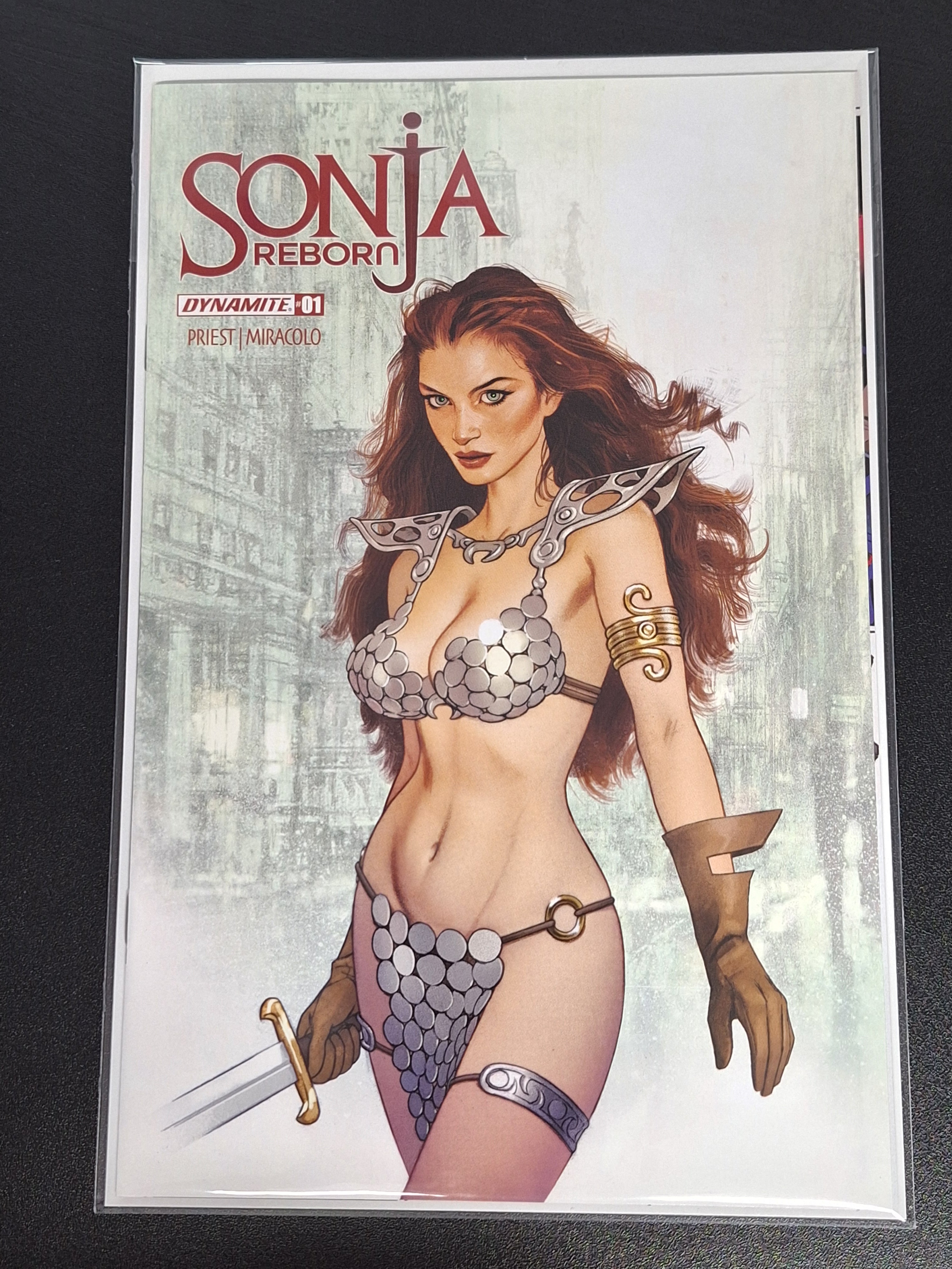 Red Sonja Reborn 1 Dynamite 225 Cover B Joshua Middleton