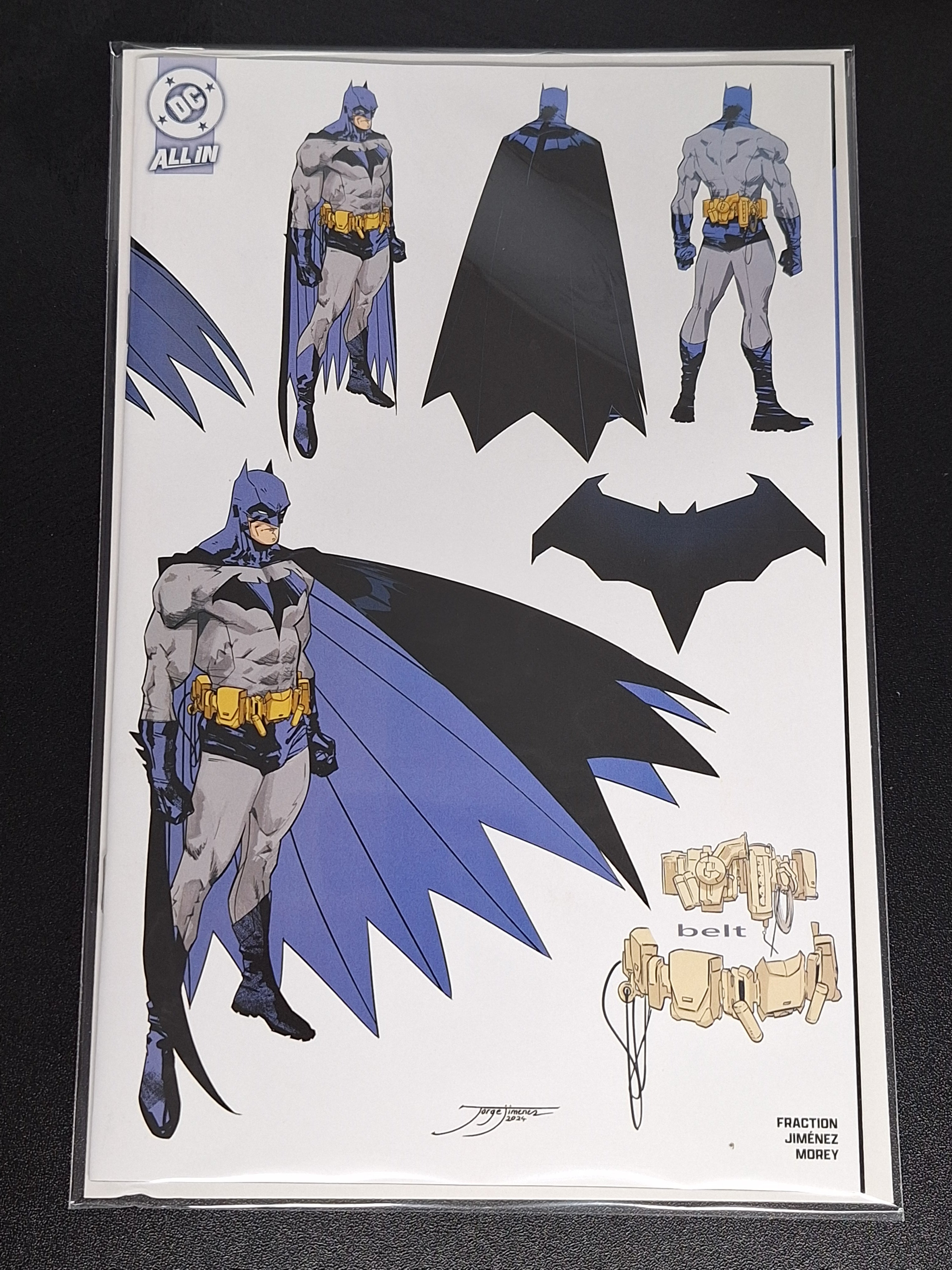 Batman 1 DC 2025 Unlock Design 1:5 Variant, New Costume