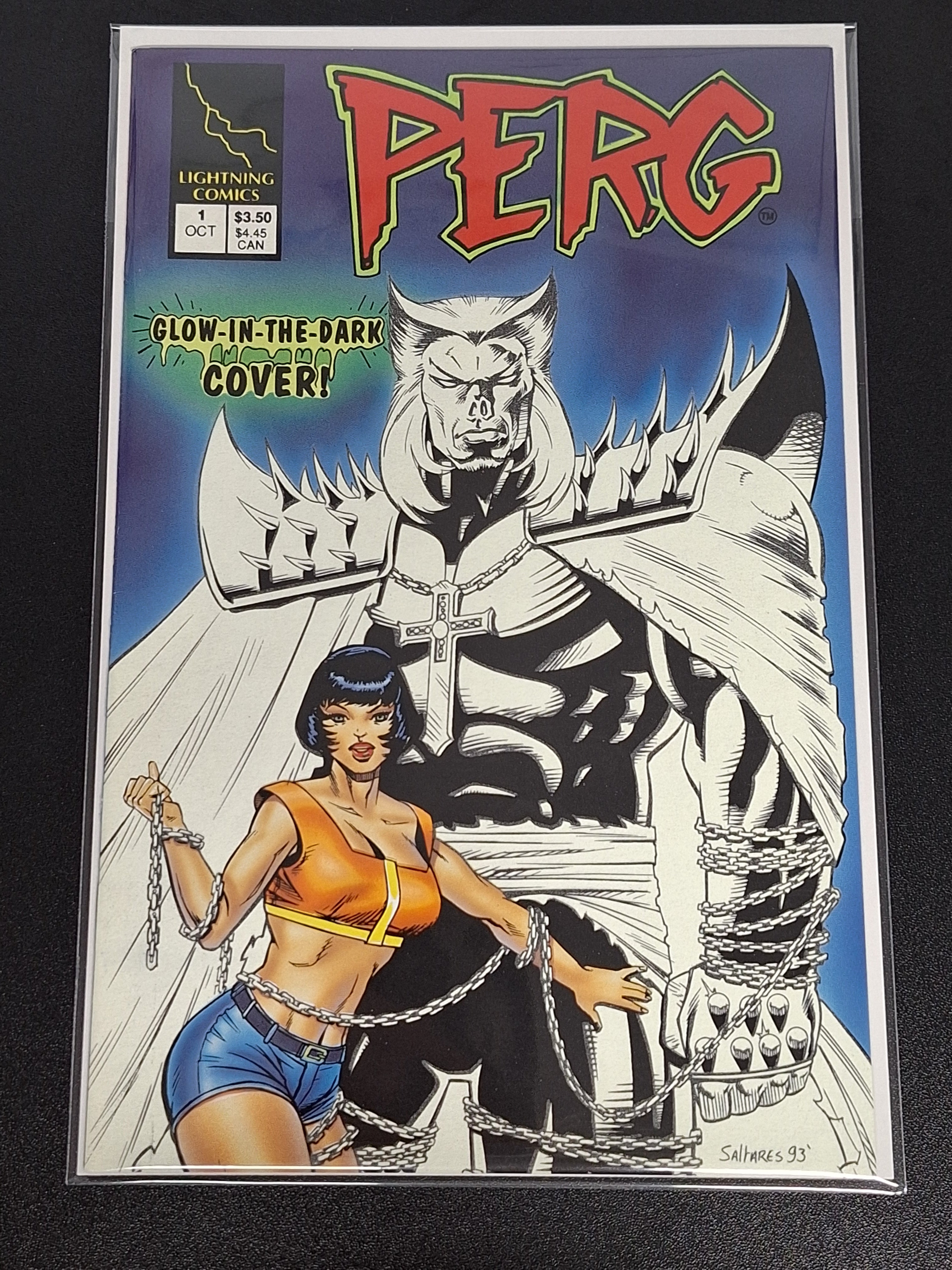Per 1 Lightning Comics 1993 Glow In The Dark Cover