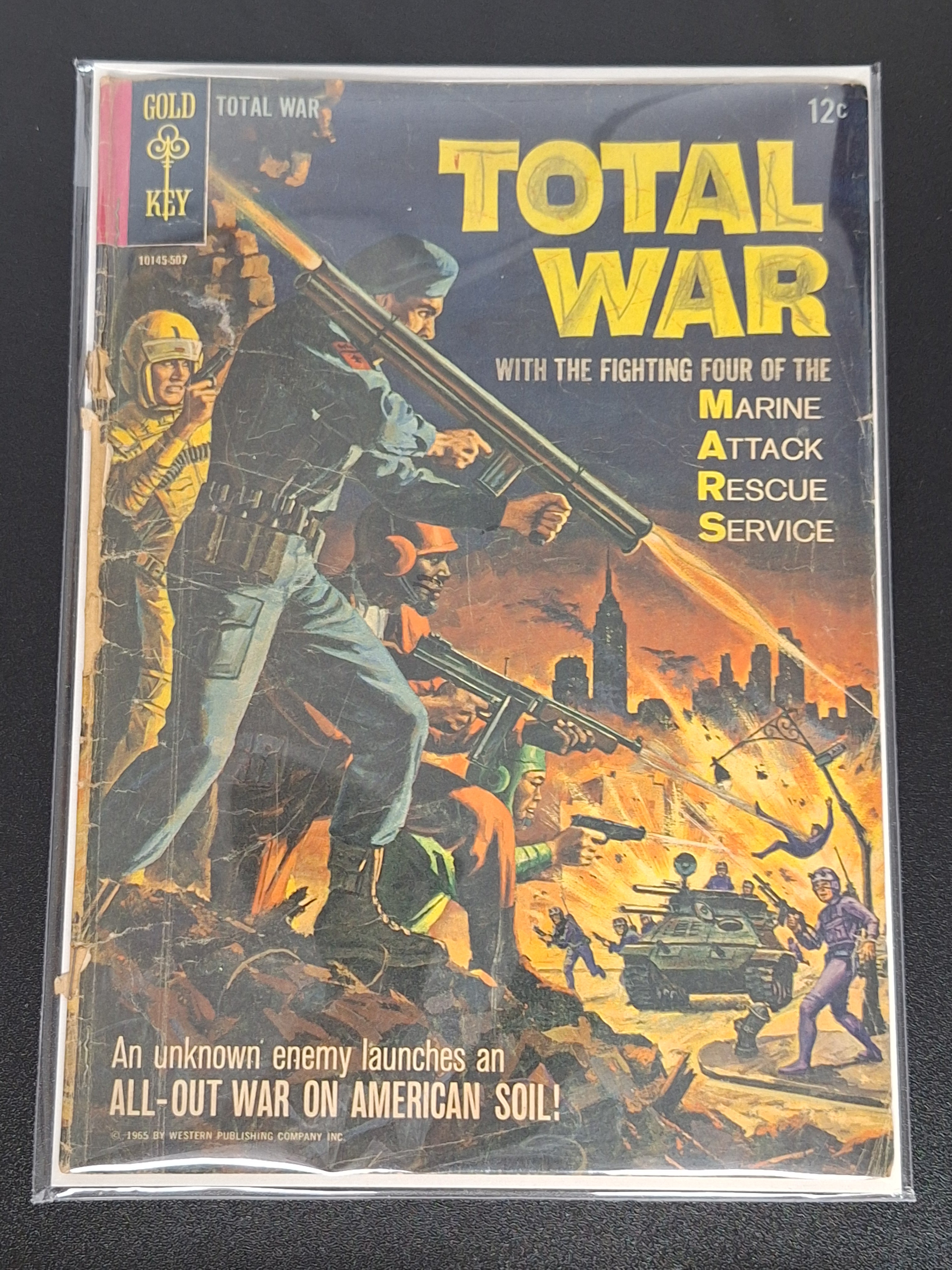 Total War 1 Gold Key 1965 M.A.R.S
