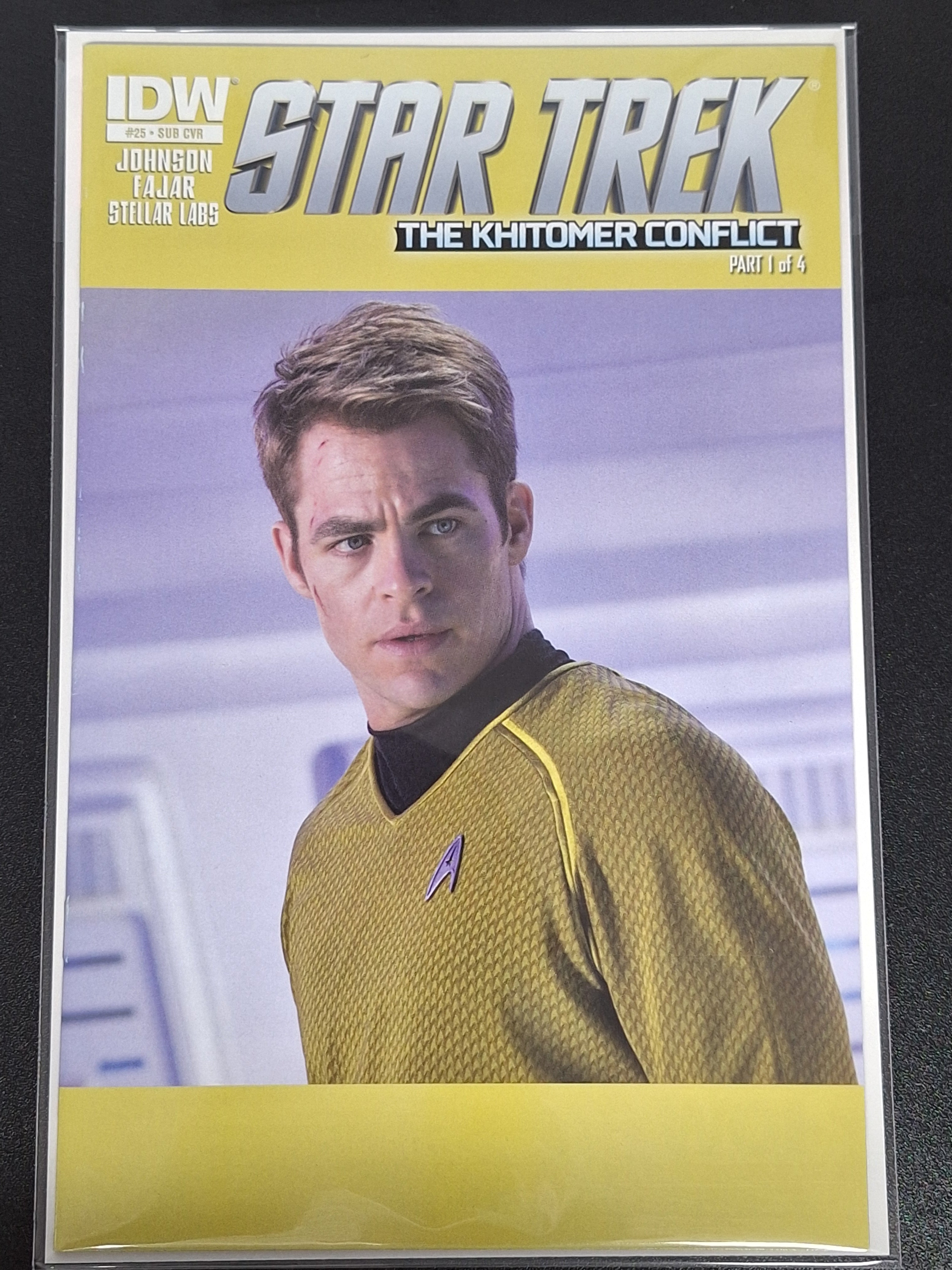 Star Trek 25 IDW 2013 Subscription Variant Chris Pine Photo Cover