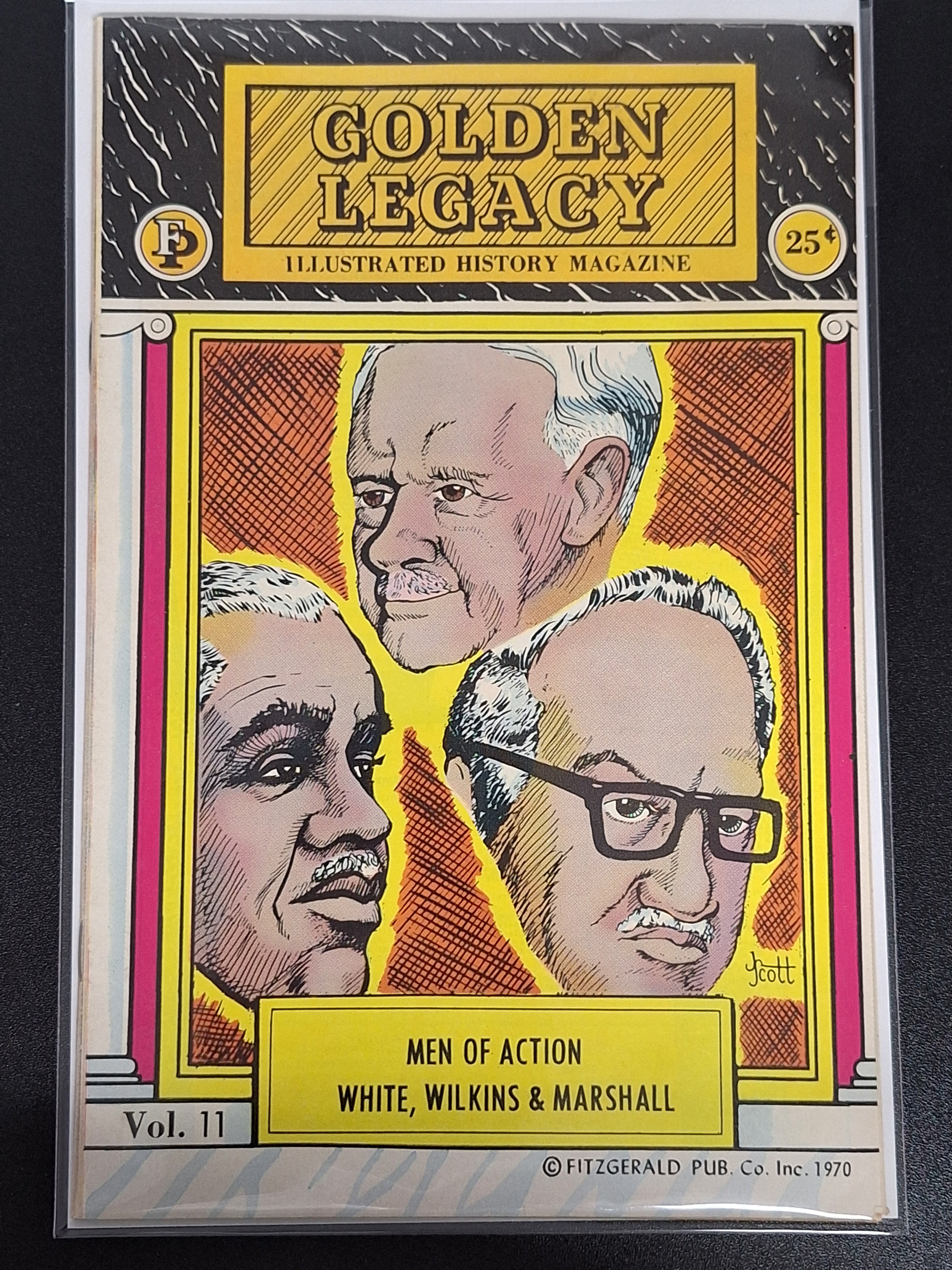 Golden Legacy Vol. 11 Fitzgerald Pub. 1970 Men Of Action