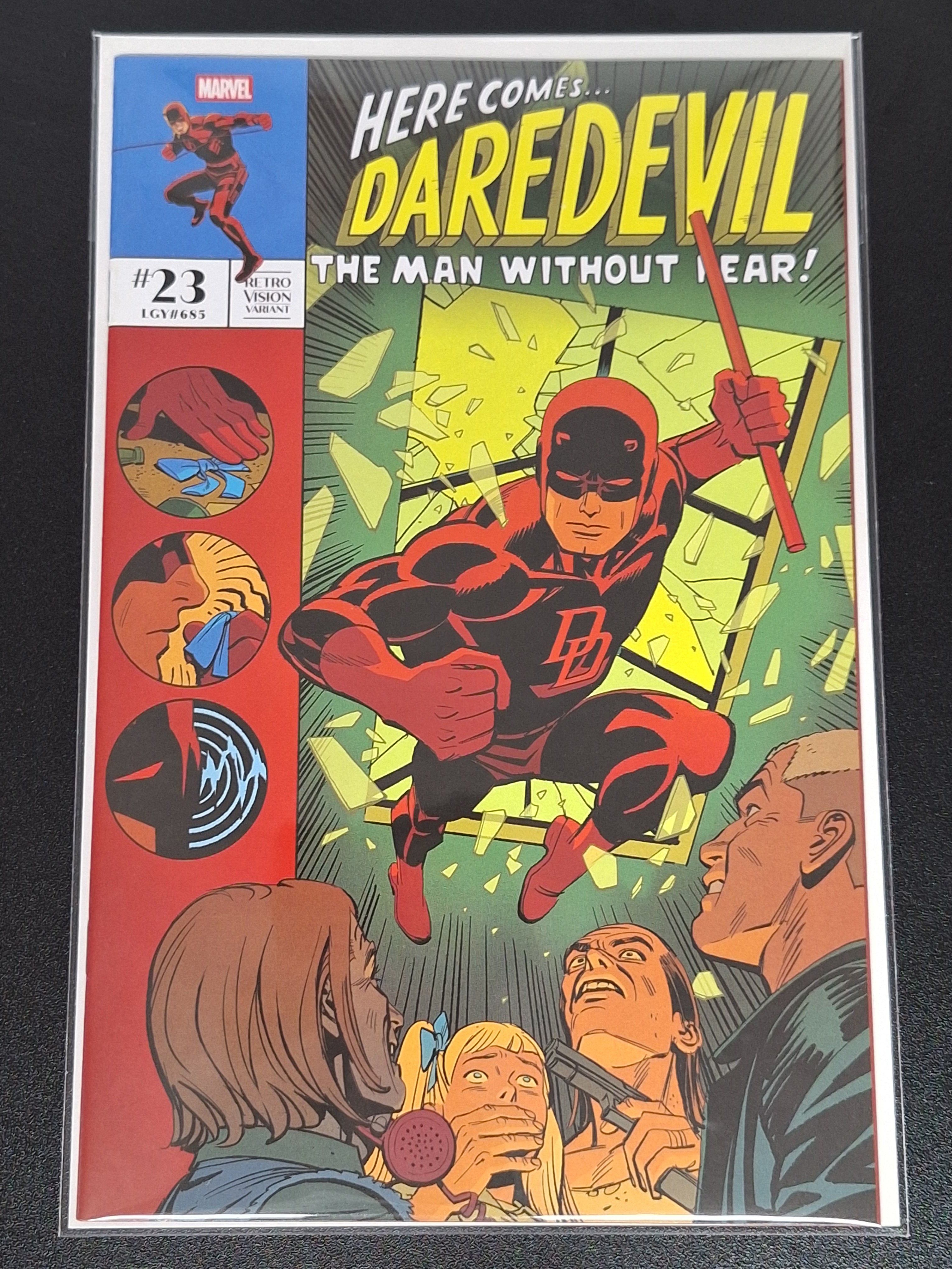 Daredevil 23 Marvel 2025 Retro Vision Variant