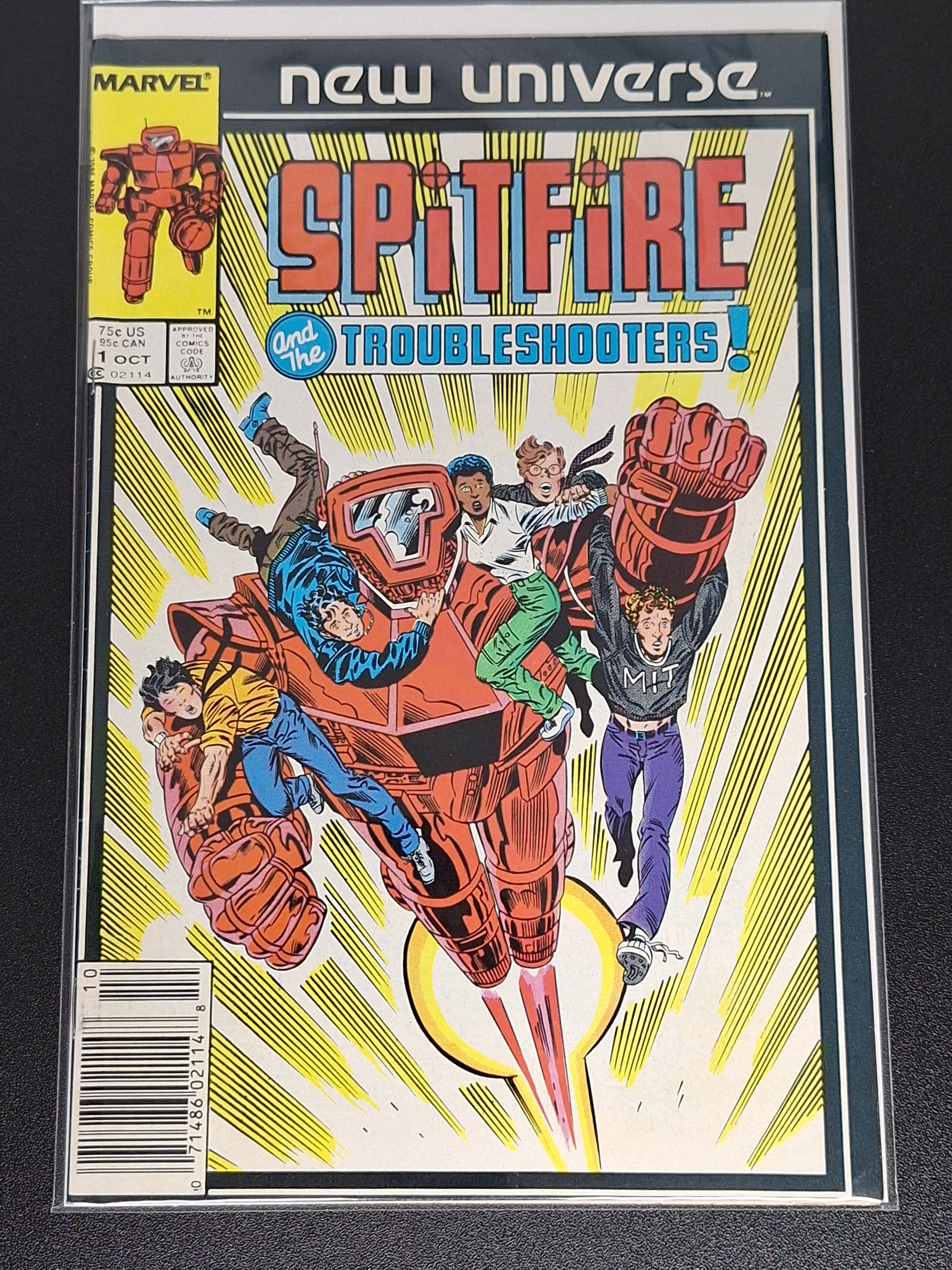 Spitfire 1 Marvel New Universe 1986 Newsstand