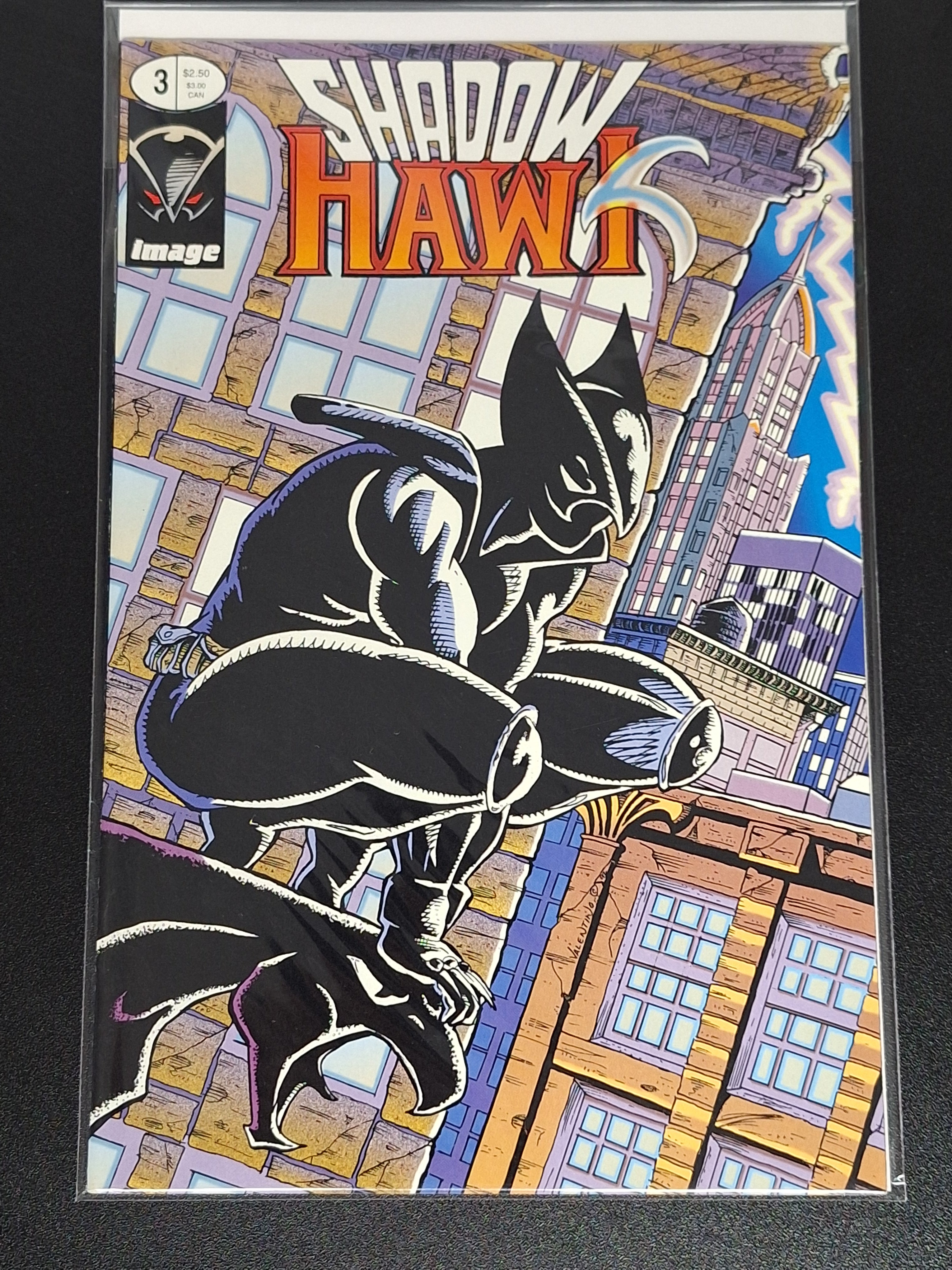 Shadow Hawk 3 Image 1992 Glow In The Dark Cover