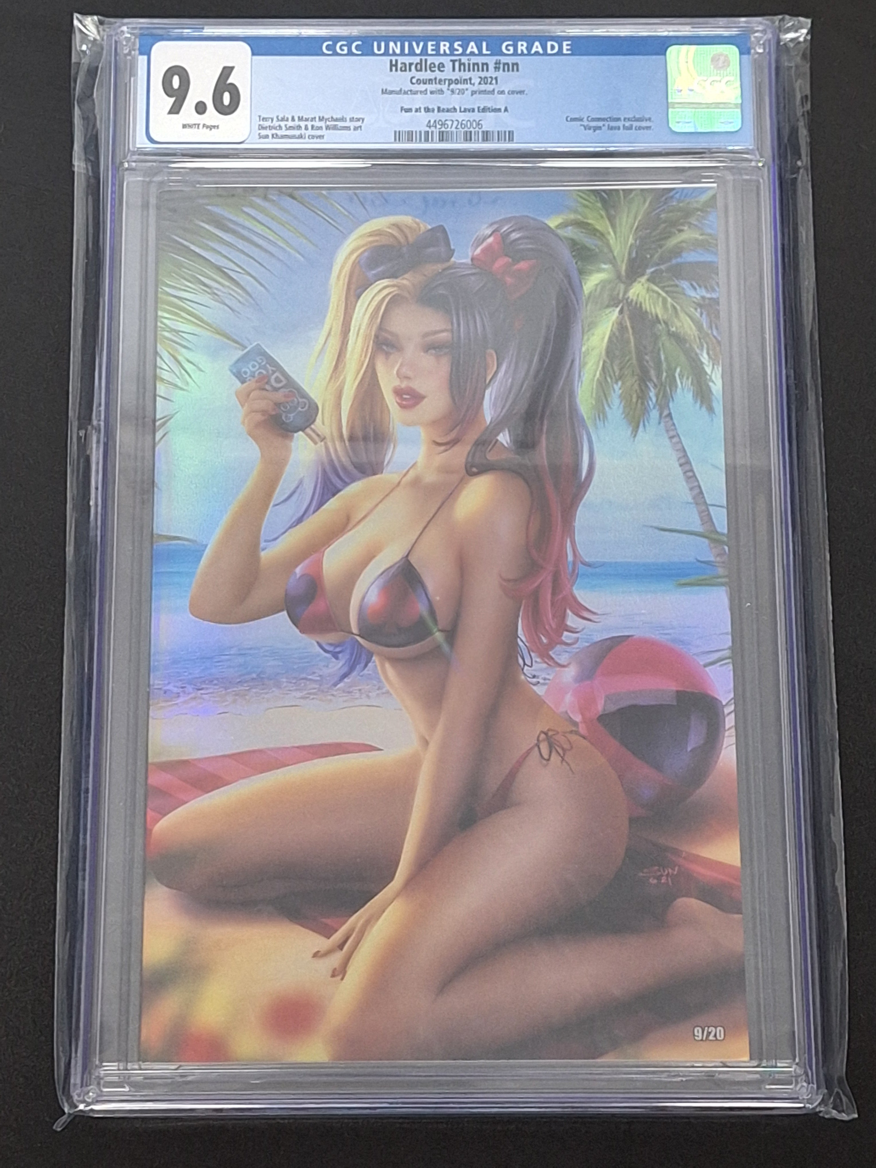 Hardlee Thinn #nn Fun At The Beach Lava Foil Edition Numbered 9 of 20 - CGC 9.6