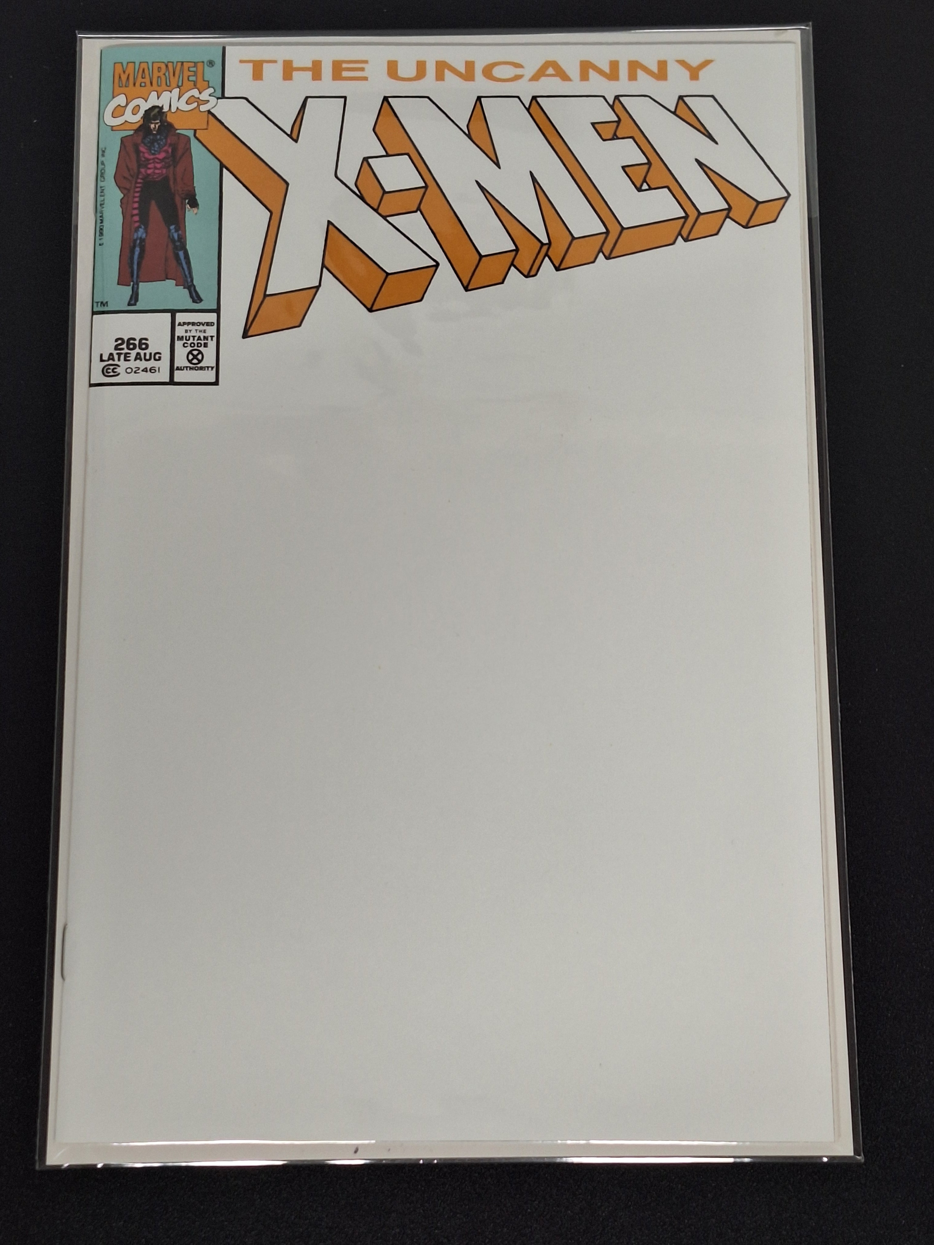 X-Men 266 Facsimile Edition Blank Sketch Exclusive - Limited To 3000 Copies