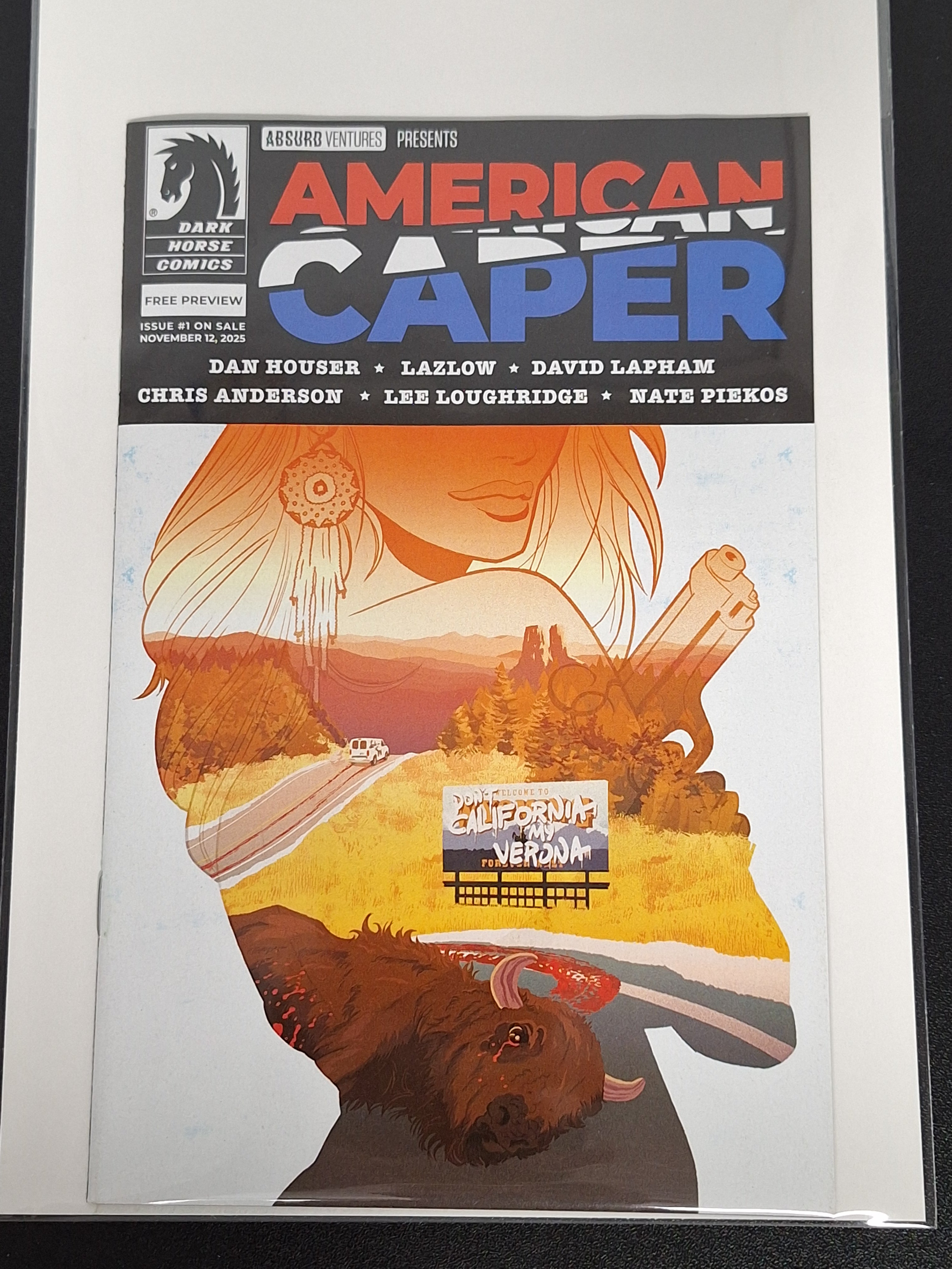 American Caper 1 Dark Horse Comics 2025 Ashcan Preview Edition