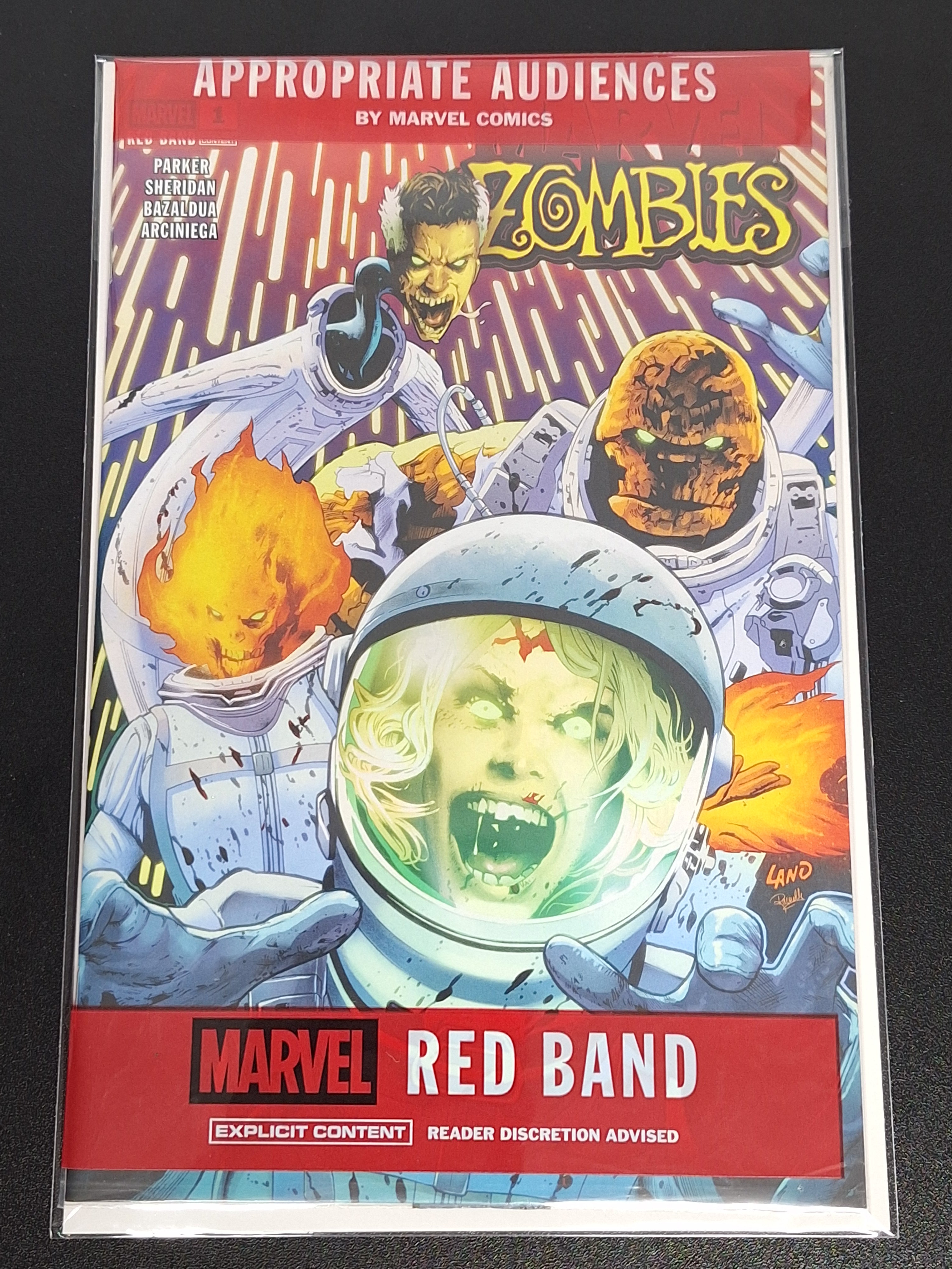 Marvel Zombies Red Band 1 Marvel 2025 Cover A Greg Land