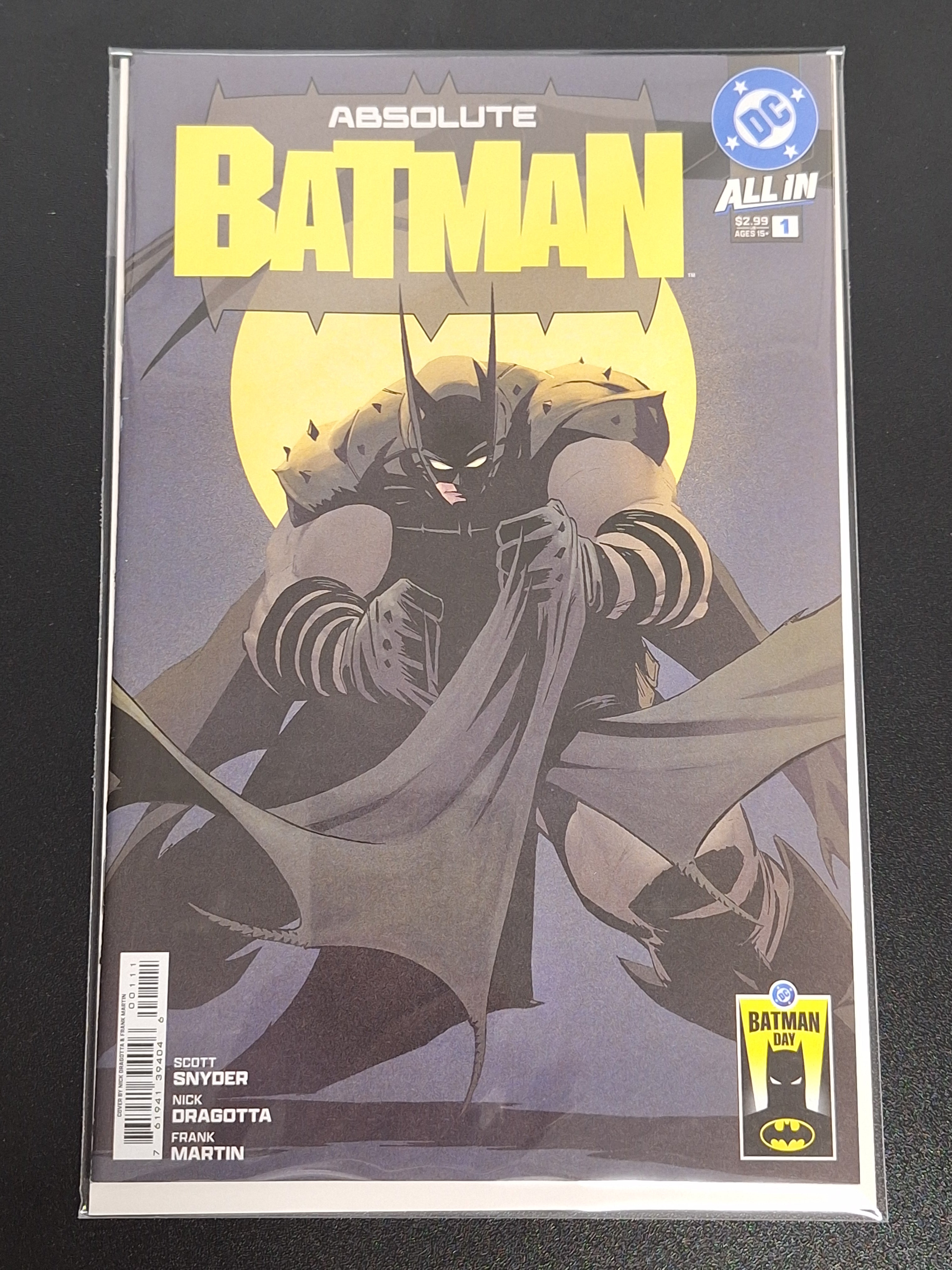 Absolute Batman 1 DC 2025 Batman Day Edition