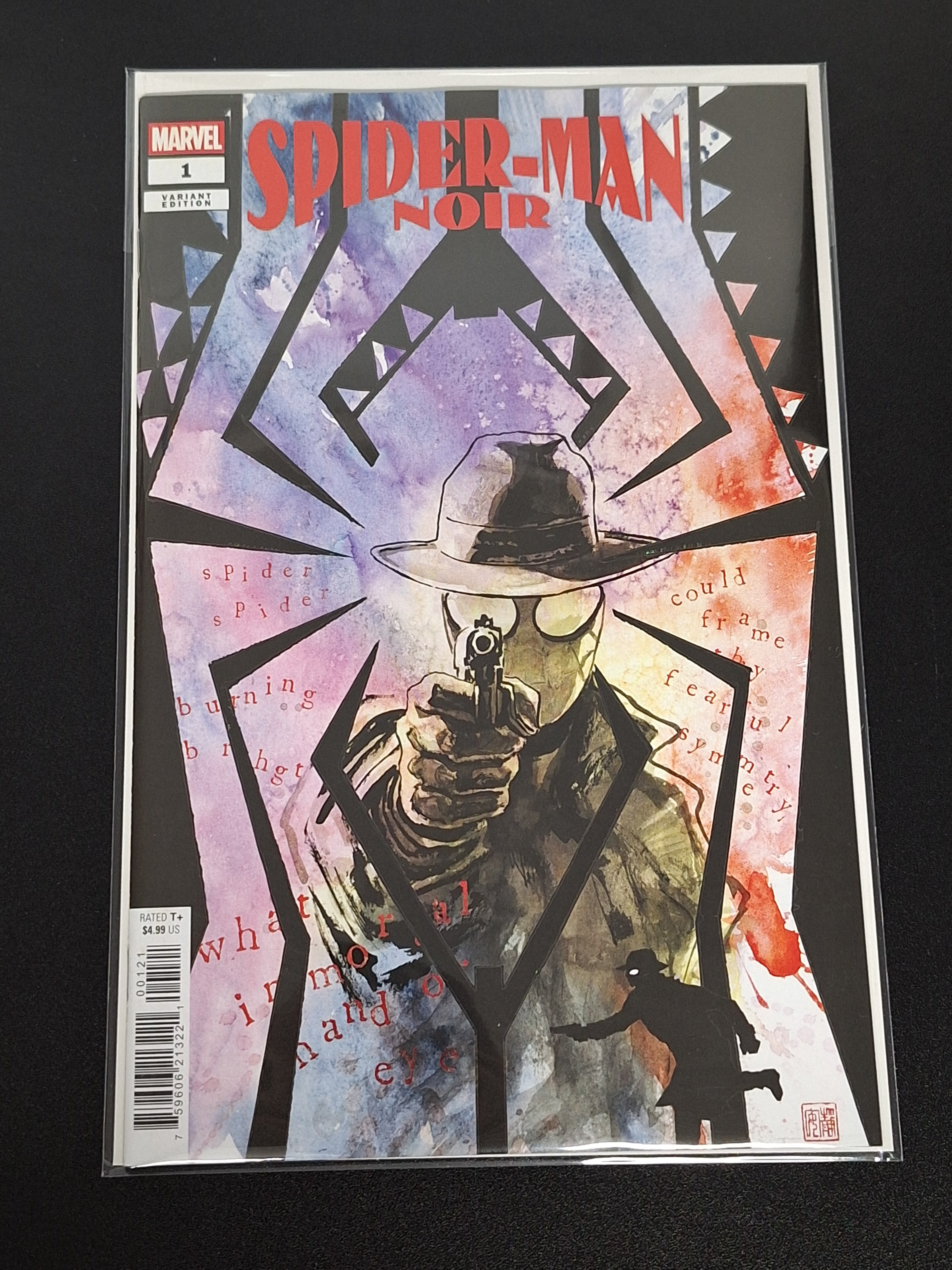 Spider-Man Noir 1 Marvel 2025 1st Hard Boil David Mack Variant