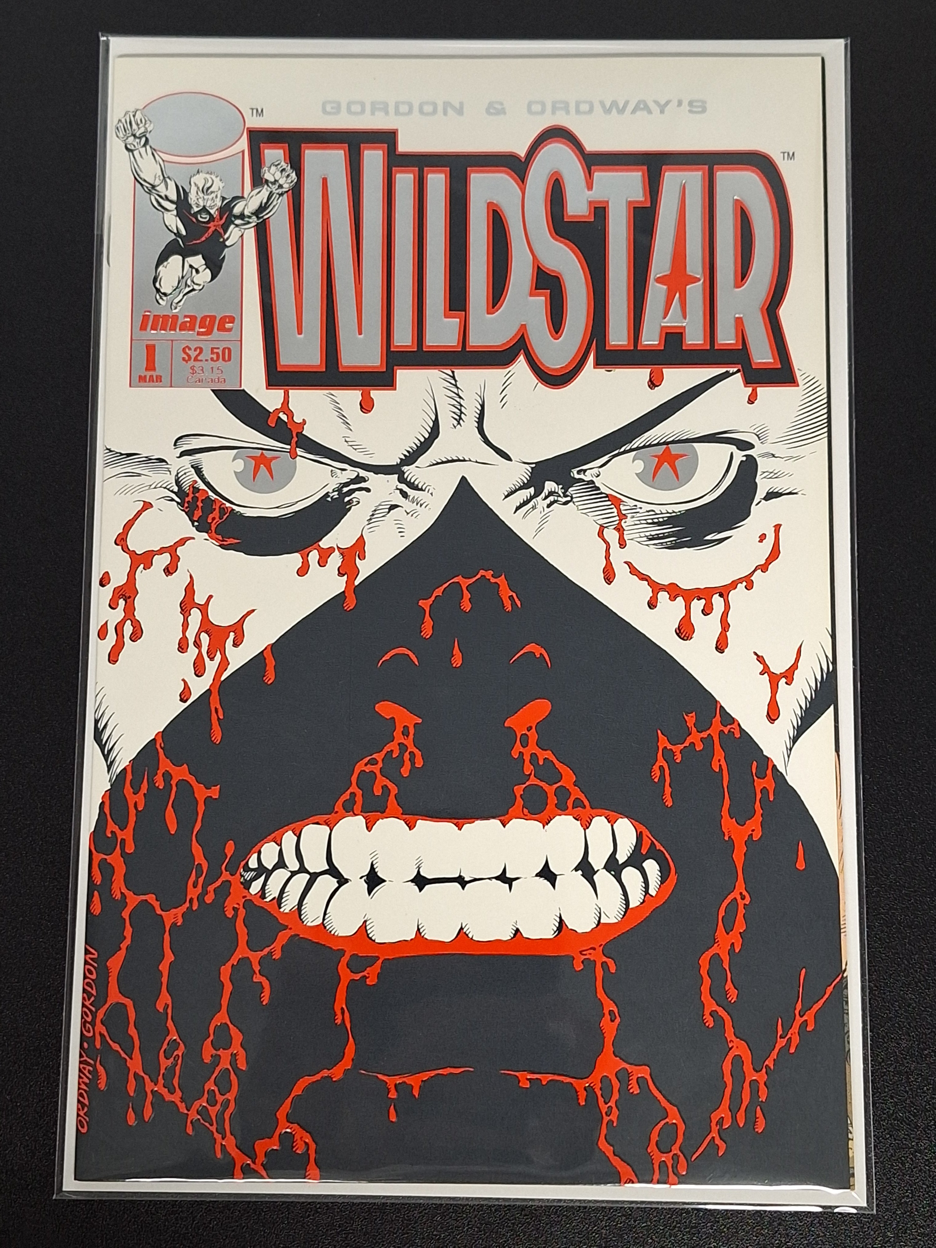 Wildstar 1 Image Comics 1993 Embossed Foil Cover