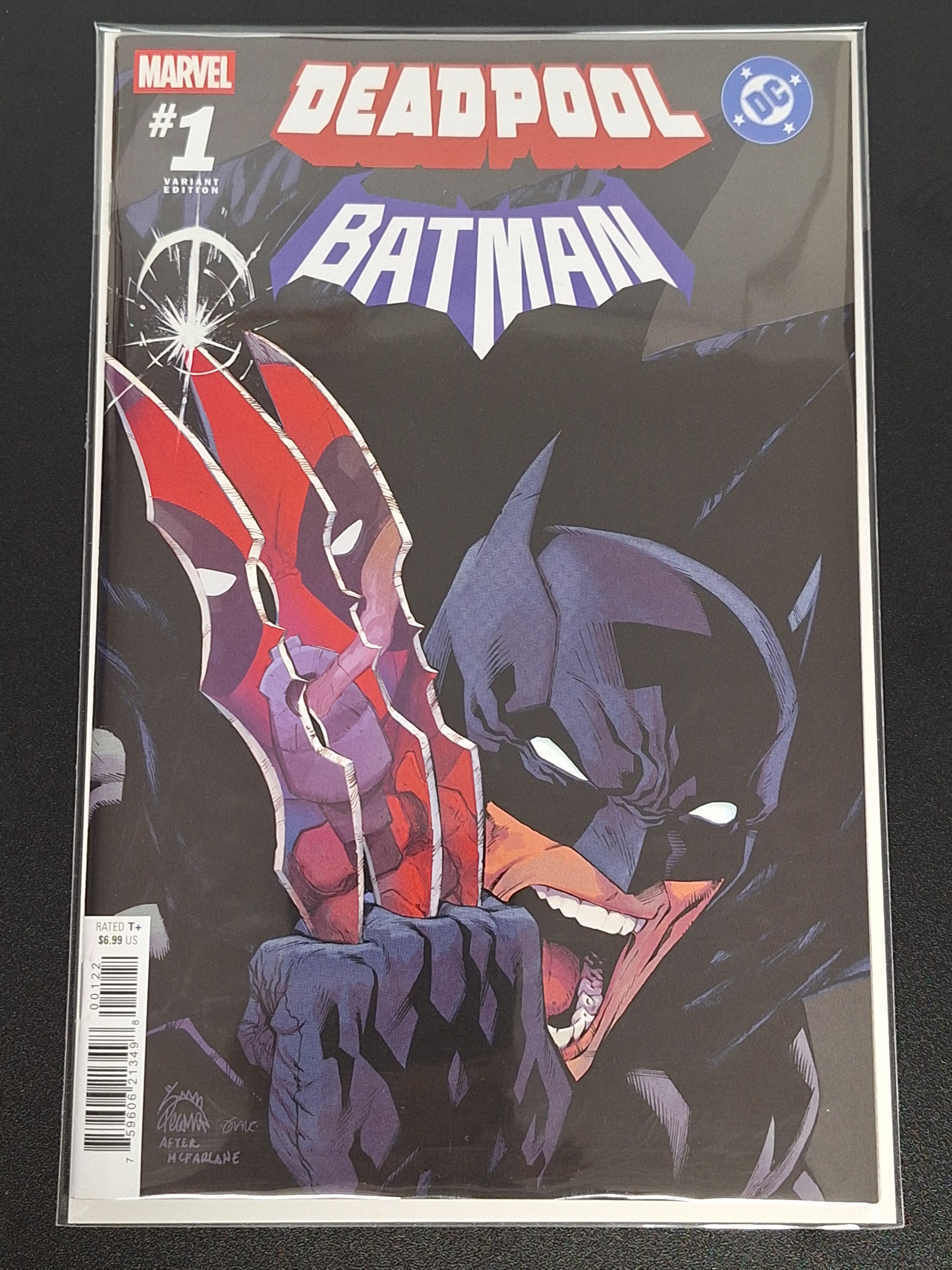 Deadpool Batman 1 Marvel DC 2025 Ryan Stegman Hulk 340 Homage